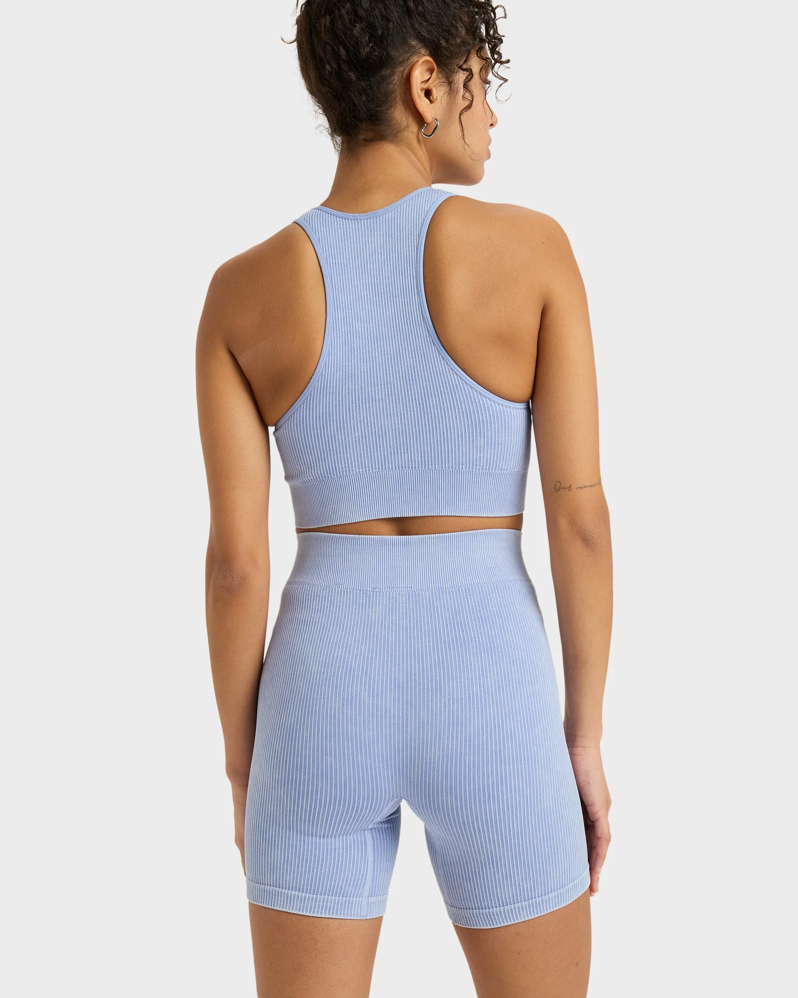 Womens Chillout Seamless Washed Sport Shorts - Image 3