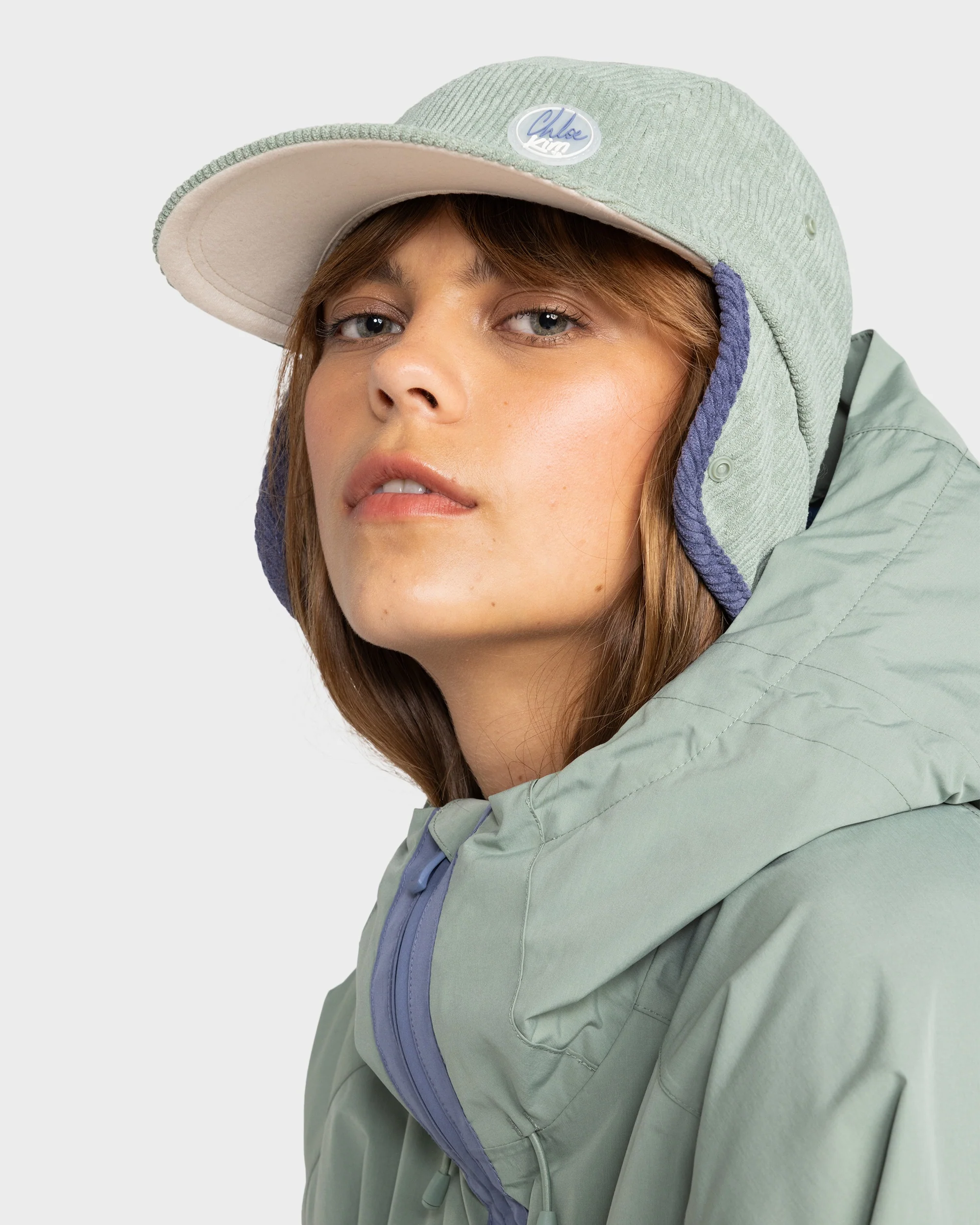 Womens Chloe Kim Corduroy Cap - Image 3