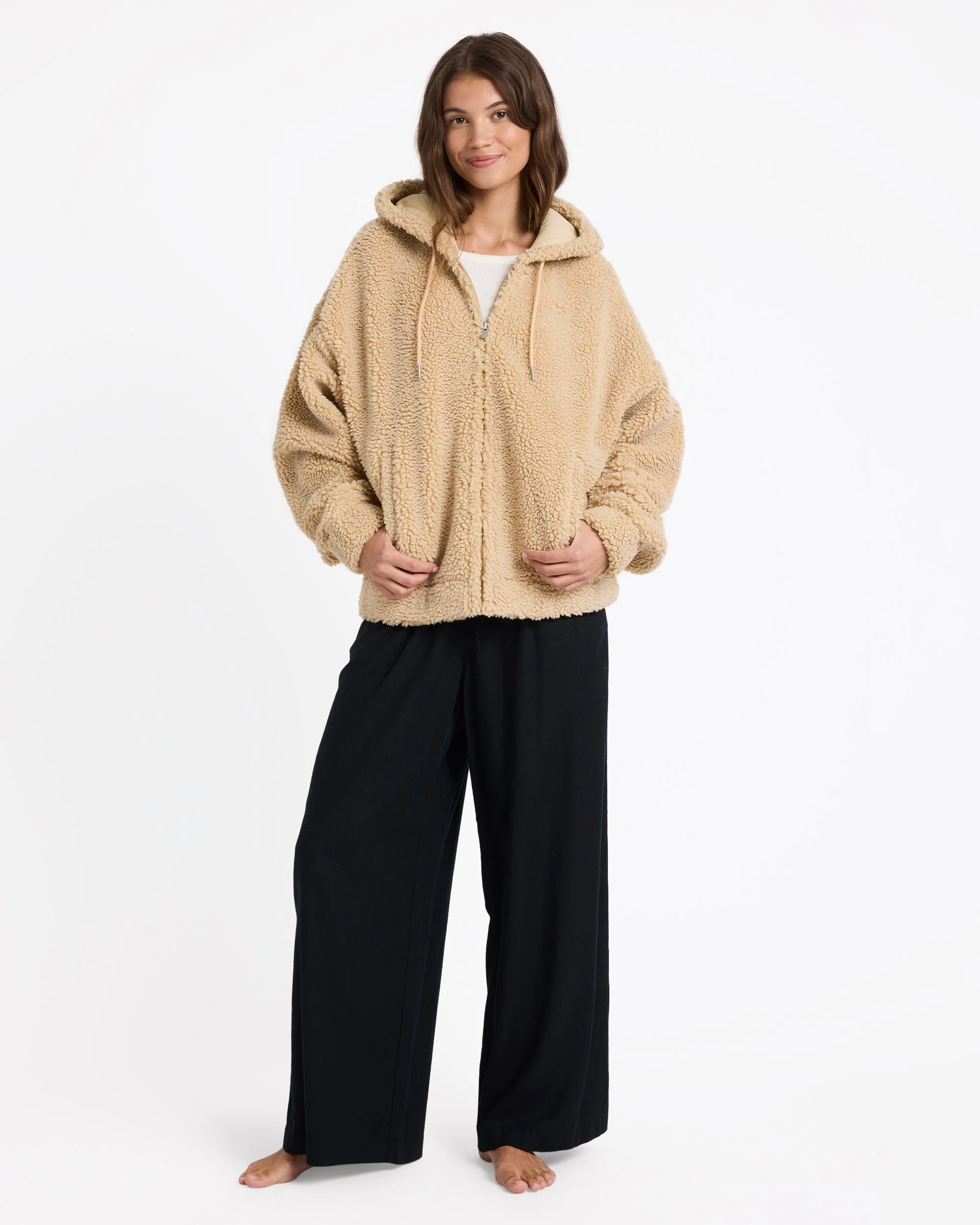 Womens City Track Fleece Jacket - Image 5