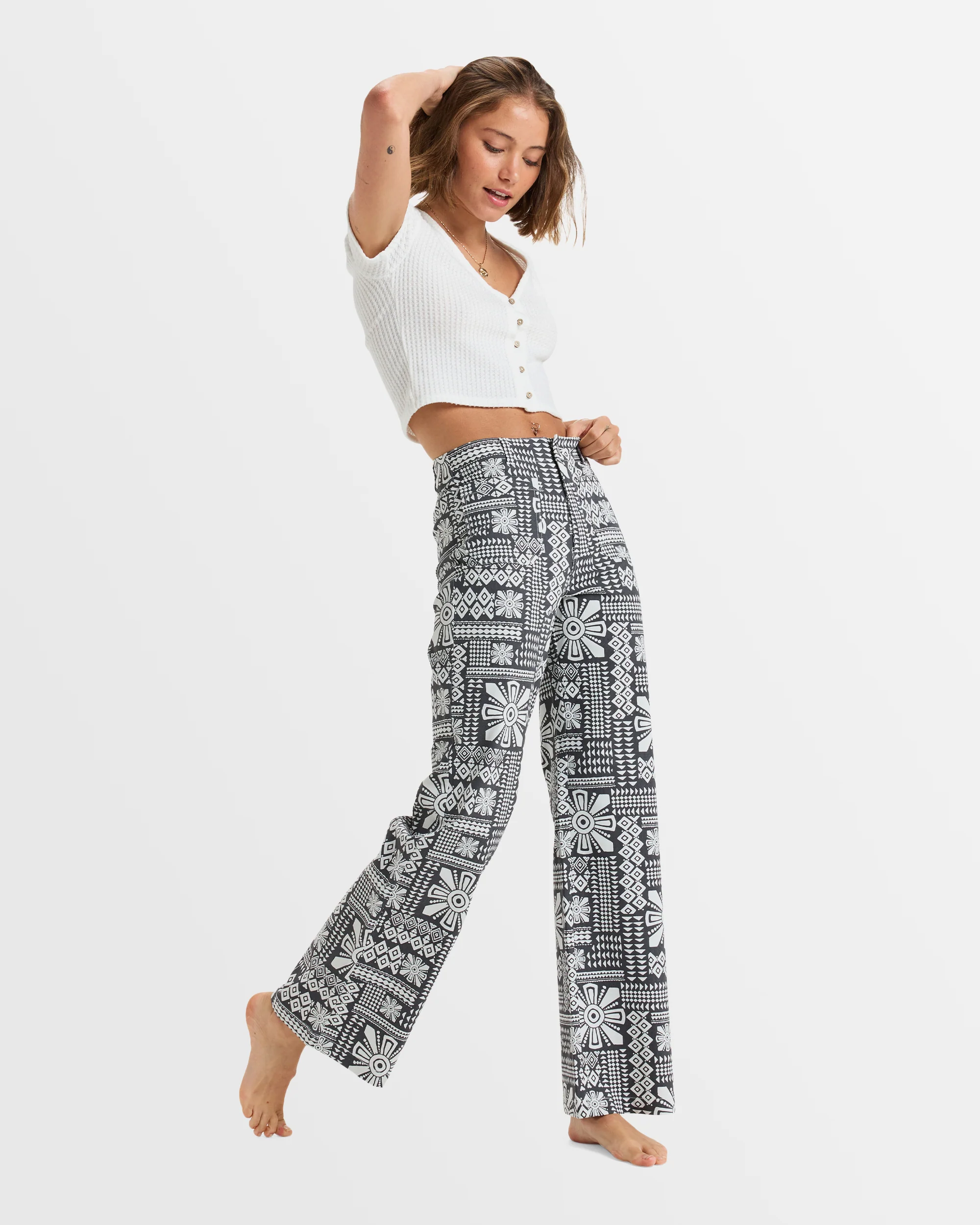 Womens Coastal Cruiser Wide Leg Pant - Image 5