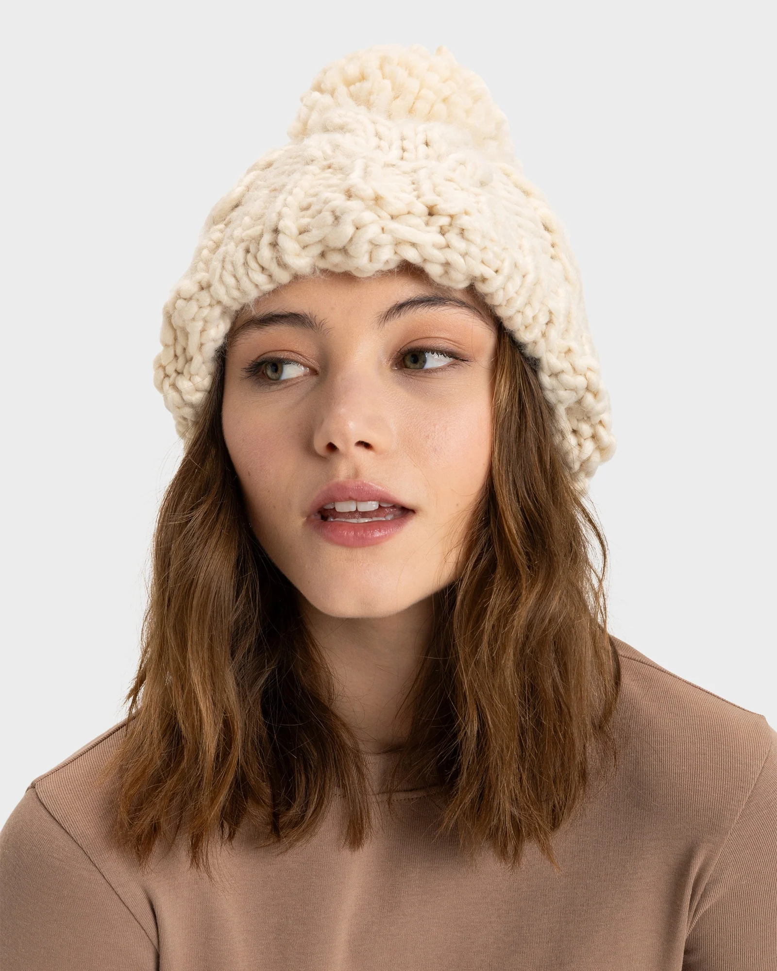 Womens Cold Snow Beanie - Image 3