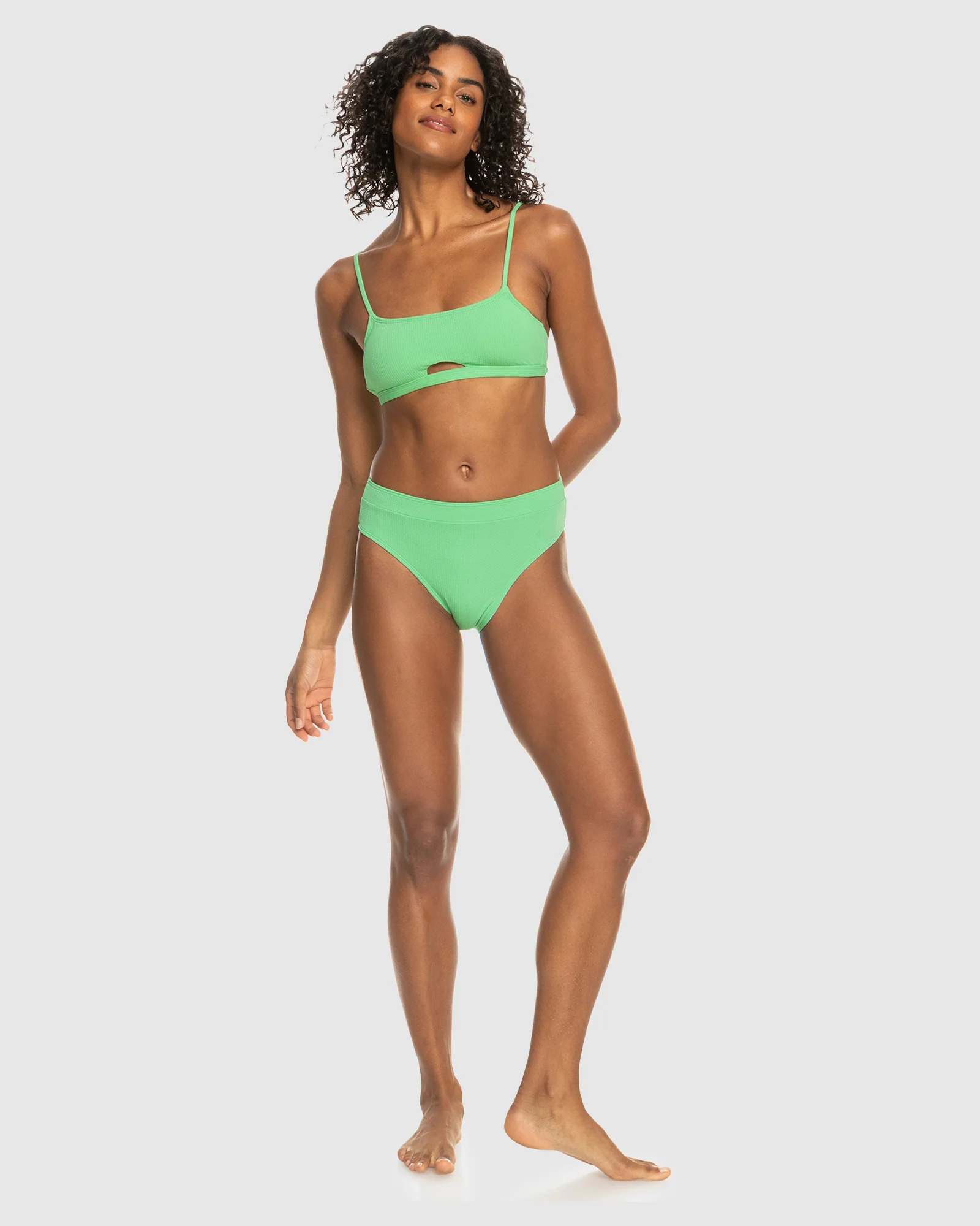 Womens Color Jam Moderate Midwaist Bikini Bottom - Image 4