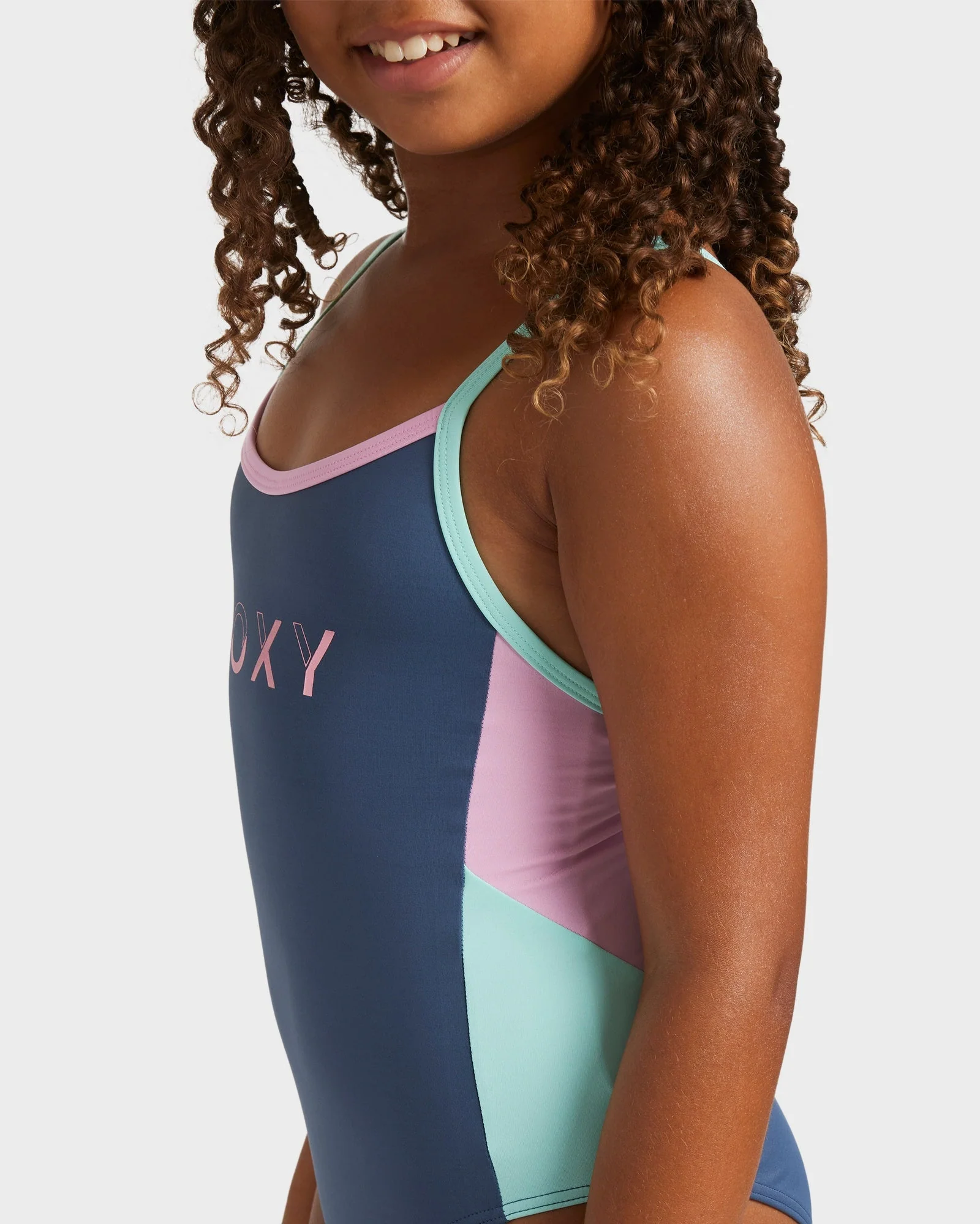 Girls 8-16 Colorblock One Piece - Image 4