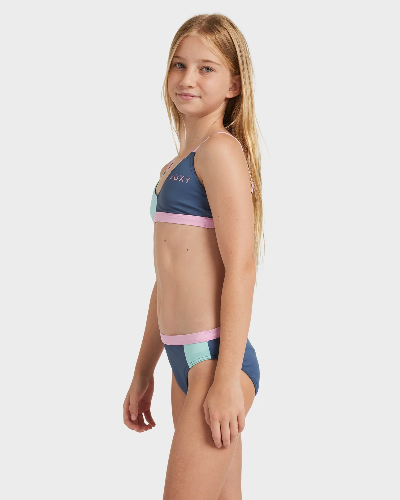 Girls 8-16 Colorblock Two Piece - Image 2
