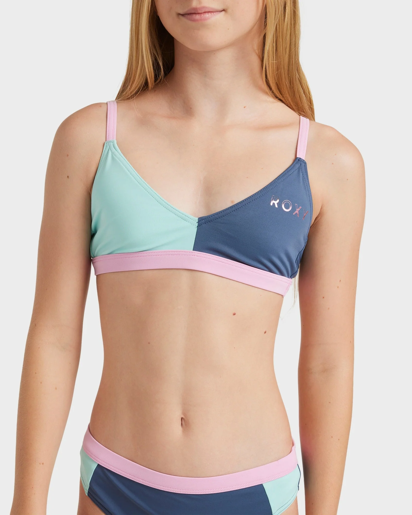 Girls 8-16 Colorblock Two Piece - Image 4