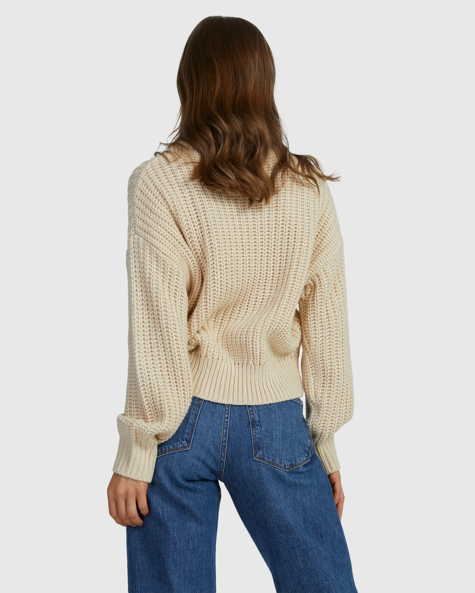 Women Coming Home  Crew Neck Knitted Jumper - Image 2