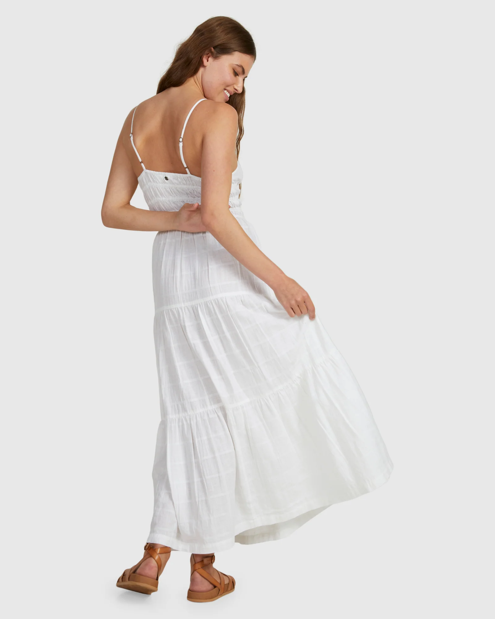 Womens Costa Del Sud Tiered Dress - Image 3