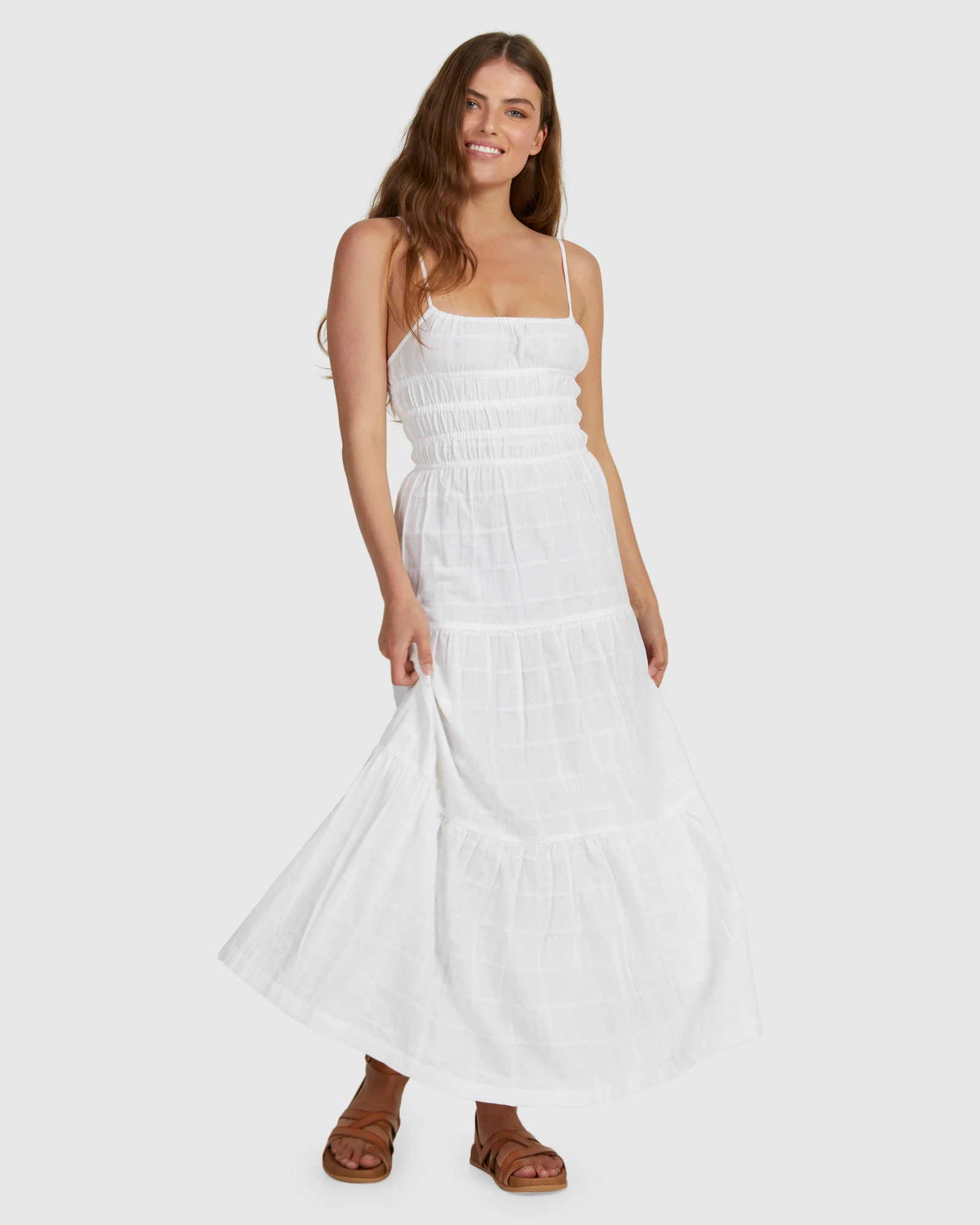 Womens Costa Del Sud Tiered Dress - Image 5
