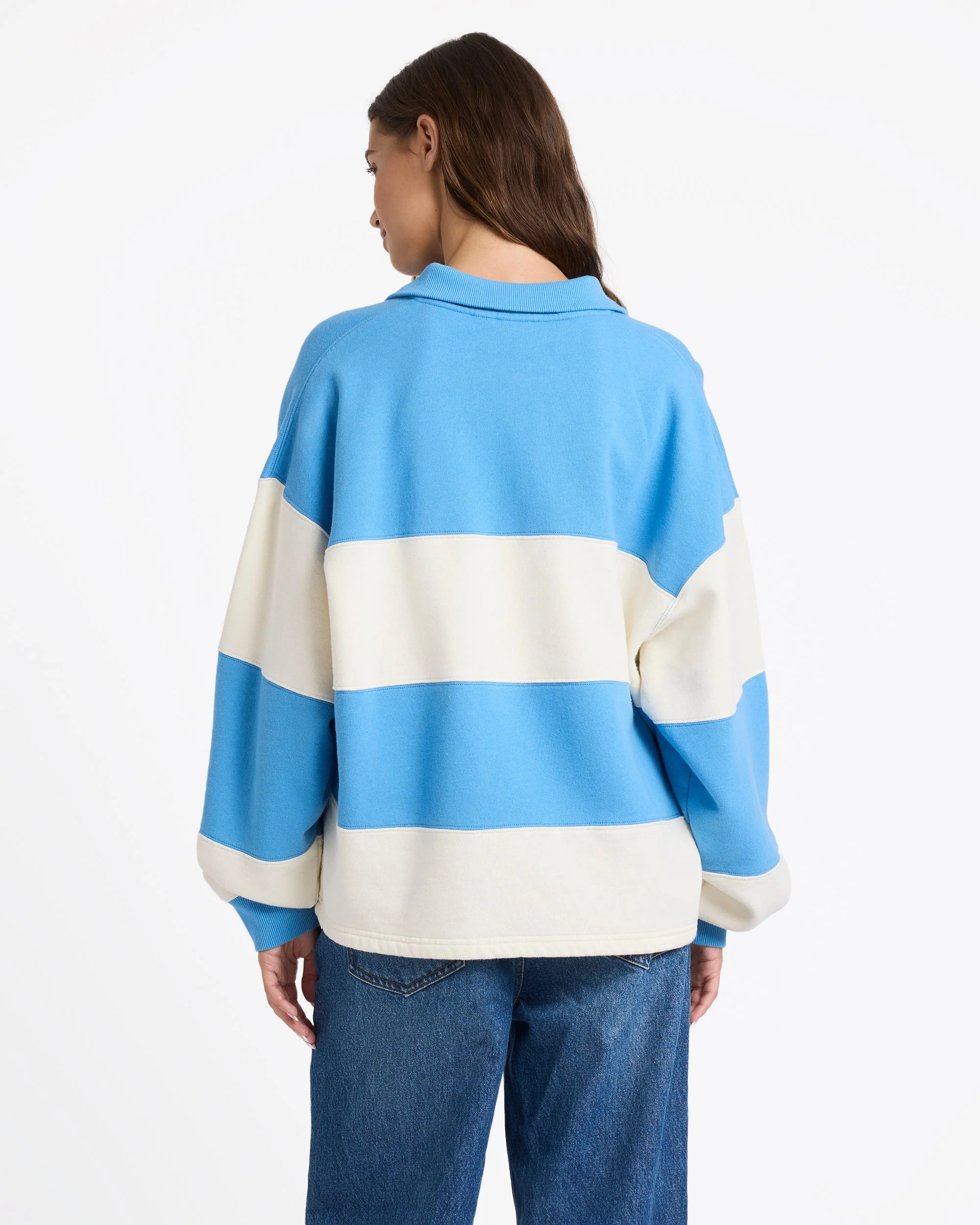 Womens Cross Over Fleece Jumper - Image 2