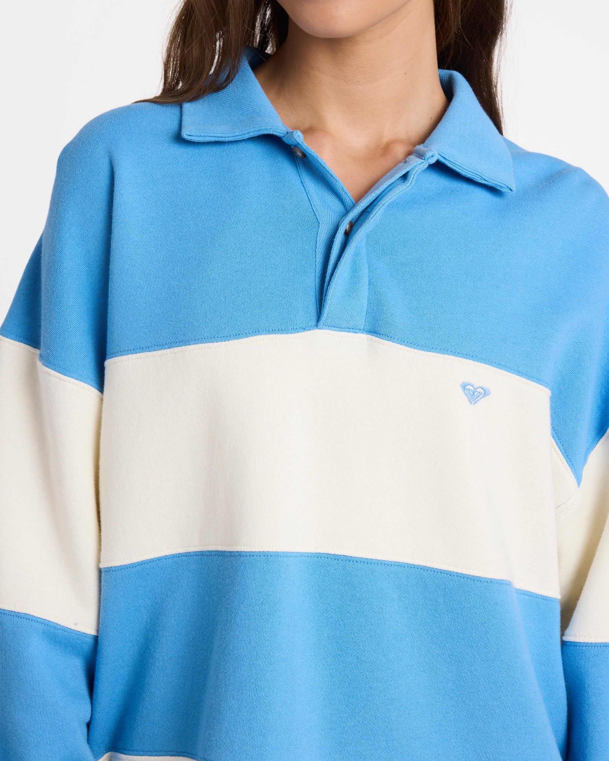 Womens Cross Over Fleece Jumper - Image 4