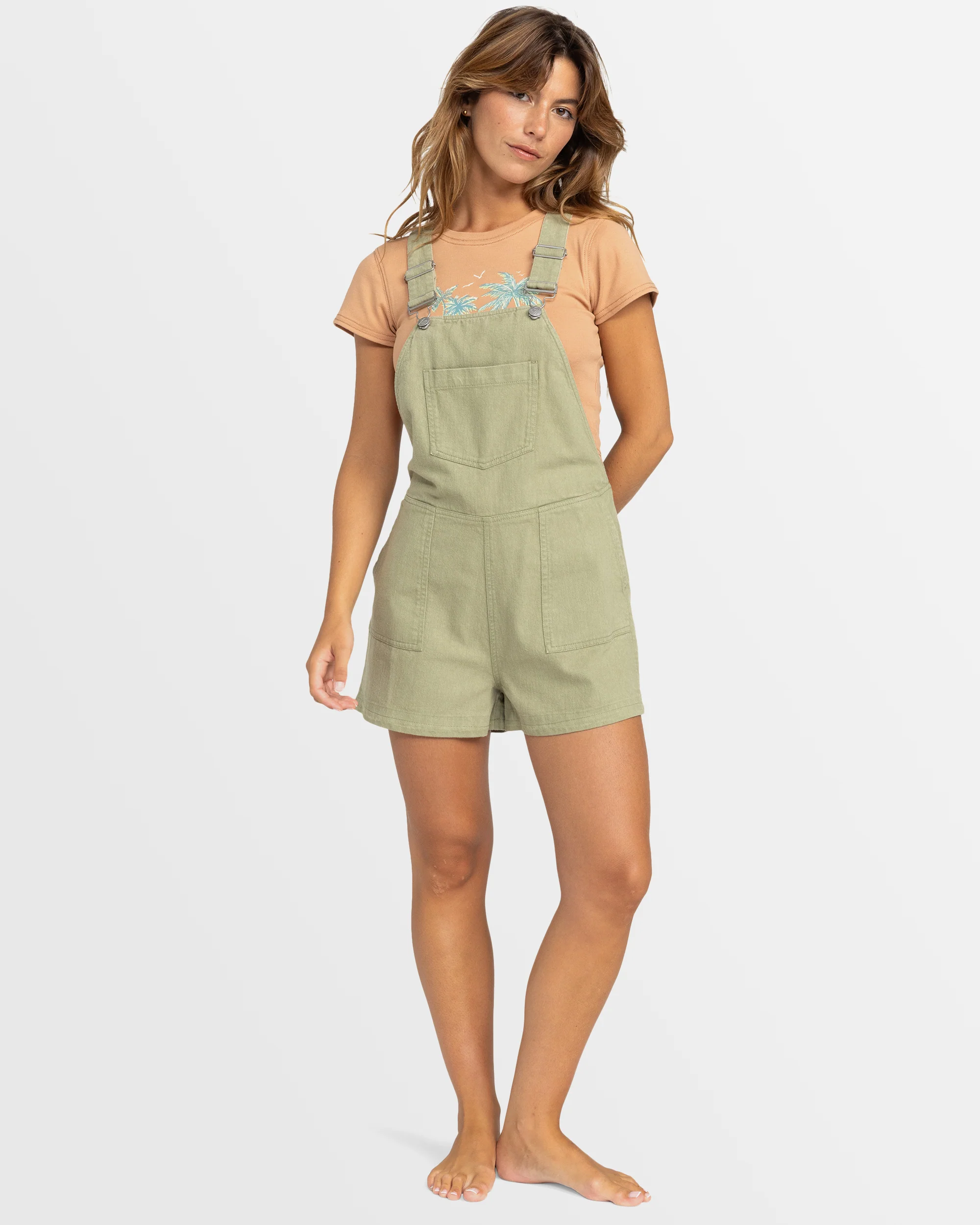 Womens Crystal Coast Short Overall - Image 5
