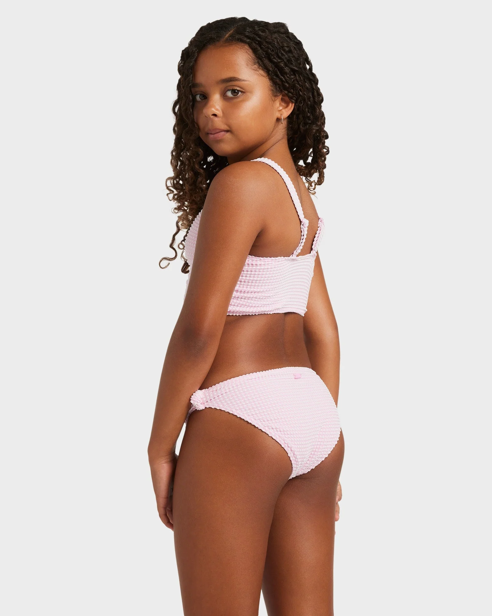 Girls 8-16 Daisy Check Crop Two Piece - Image 2