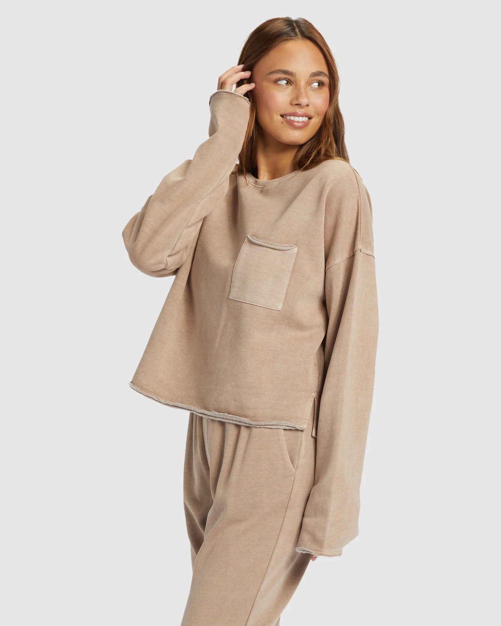 Womens Doheny Pullover Pocket Sweatshirt - Image 2
