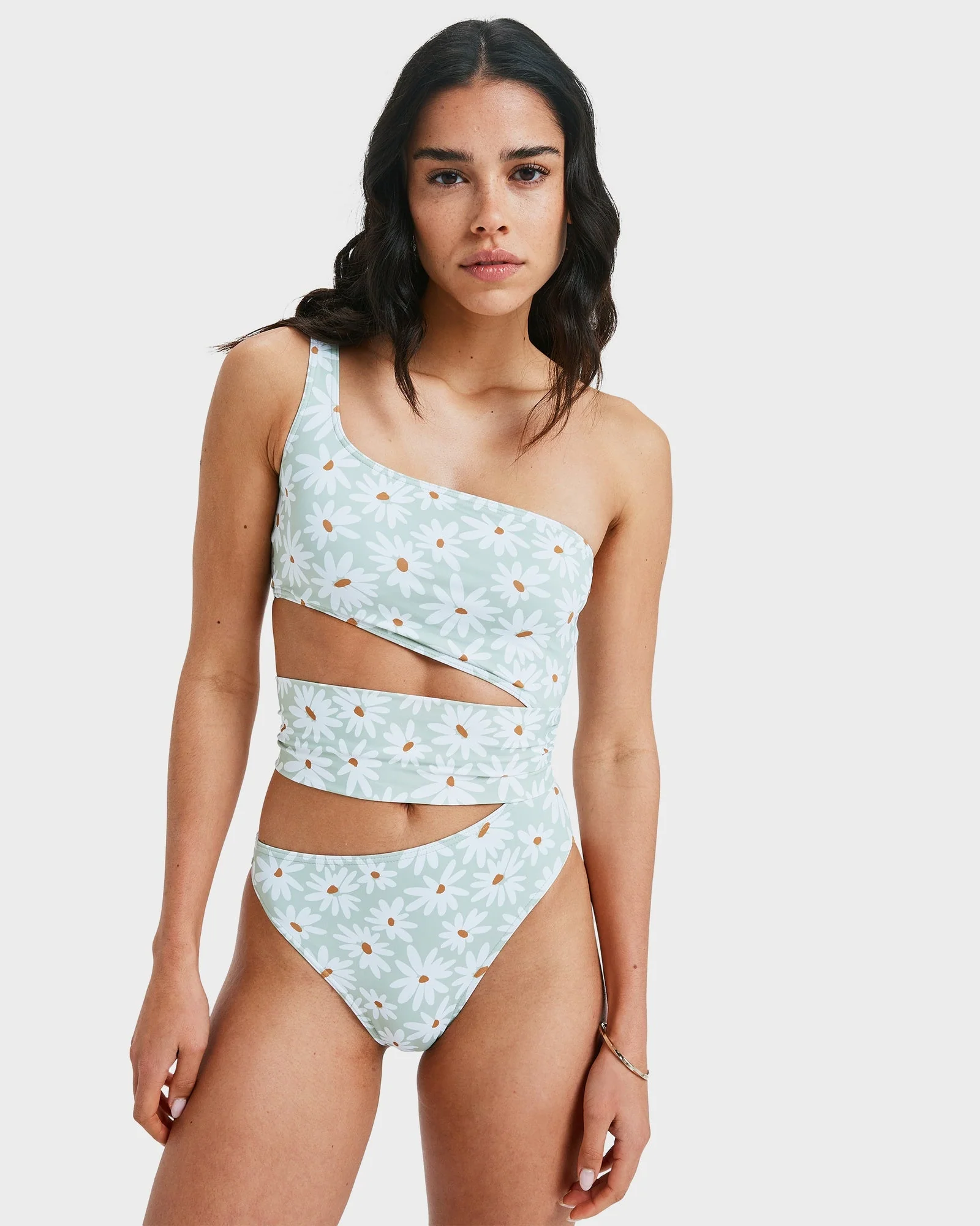 Womens Dream Floral On One Piece - Image 2