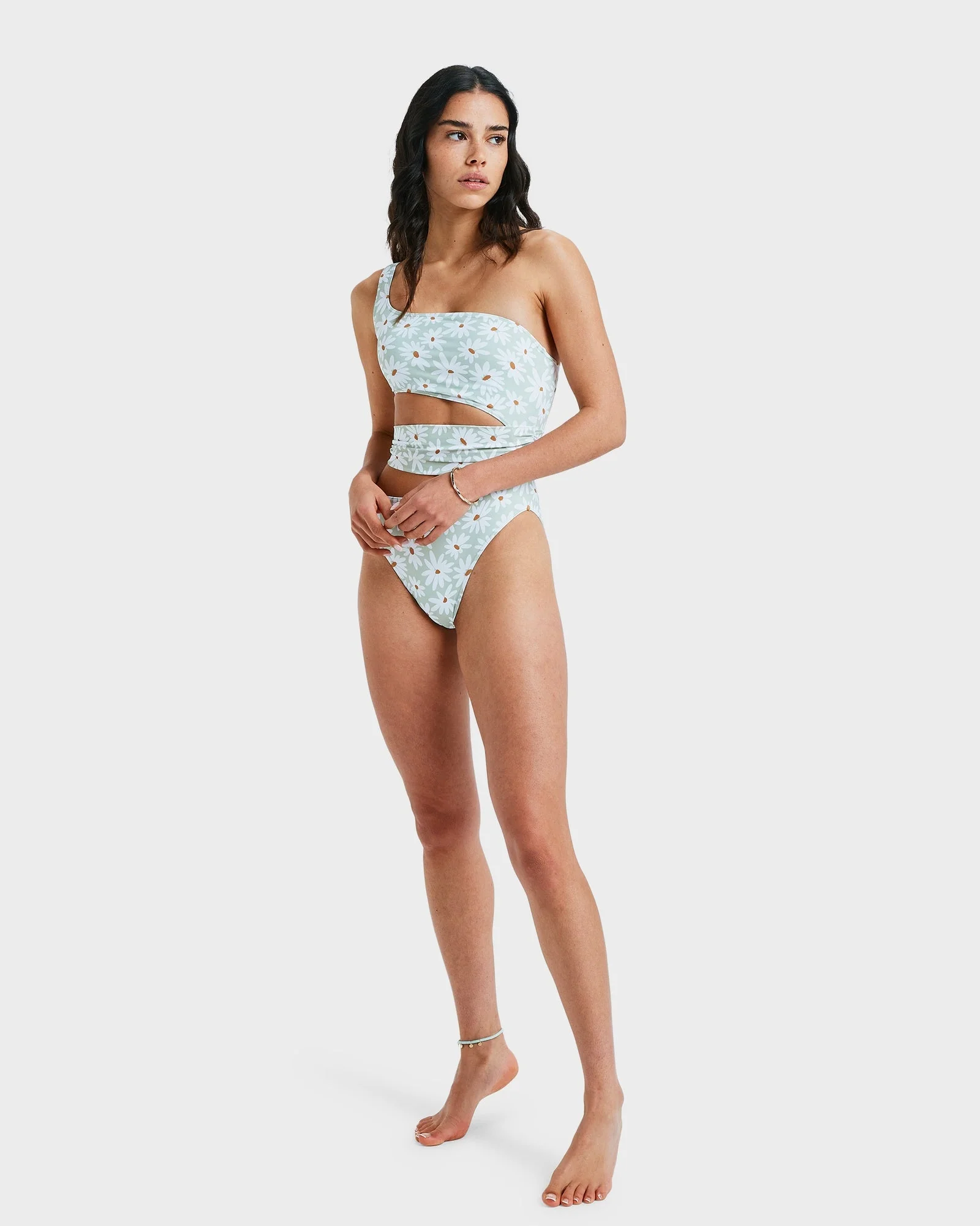 Womens Dream Floral On One Piece - Image 8