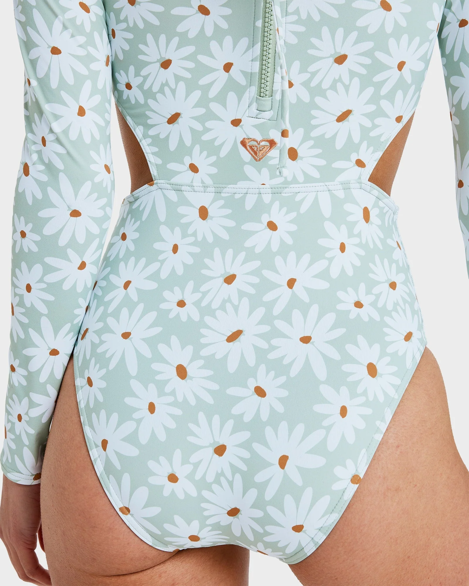 Womens Dream Floral One Piece Rash Vest - Image 4