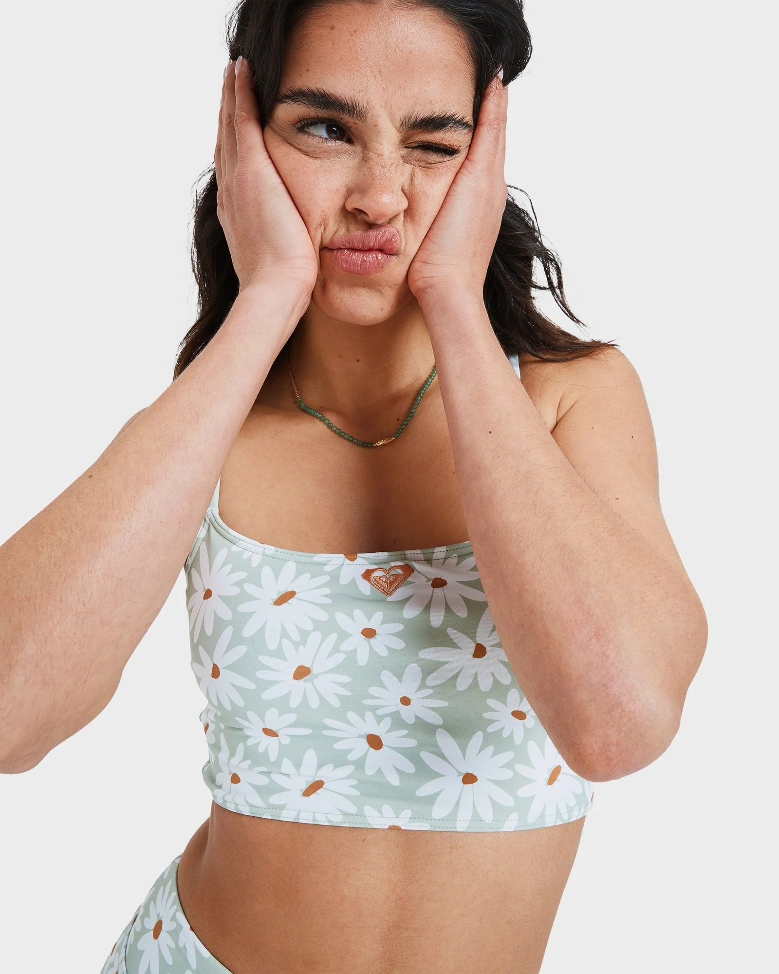 Womens Dream Floral Tank Bikini Top - Image 4