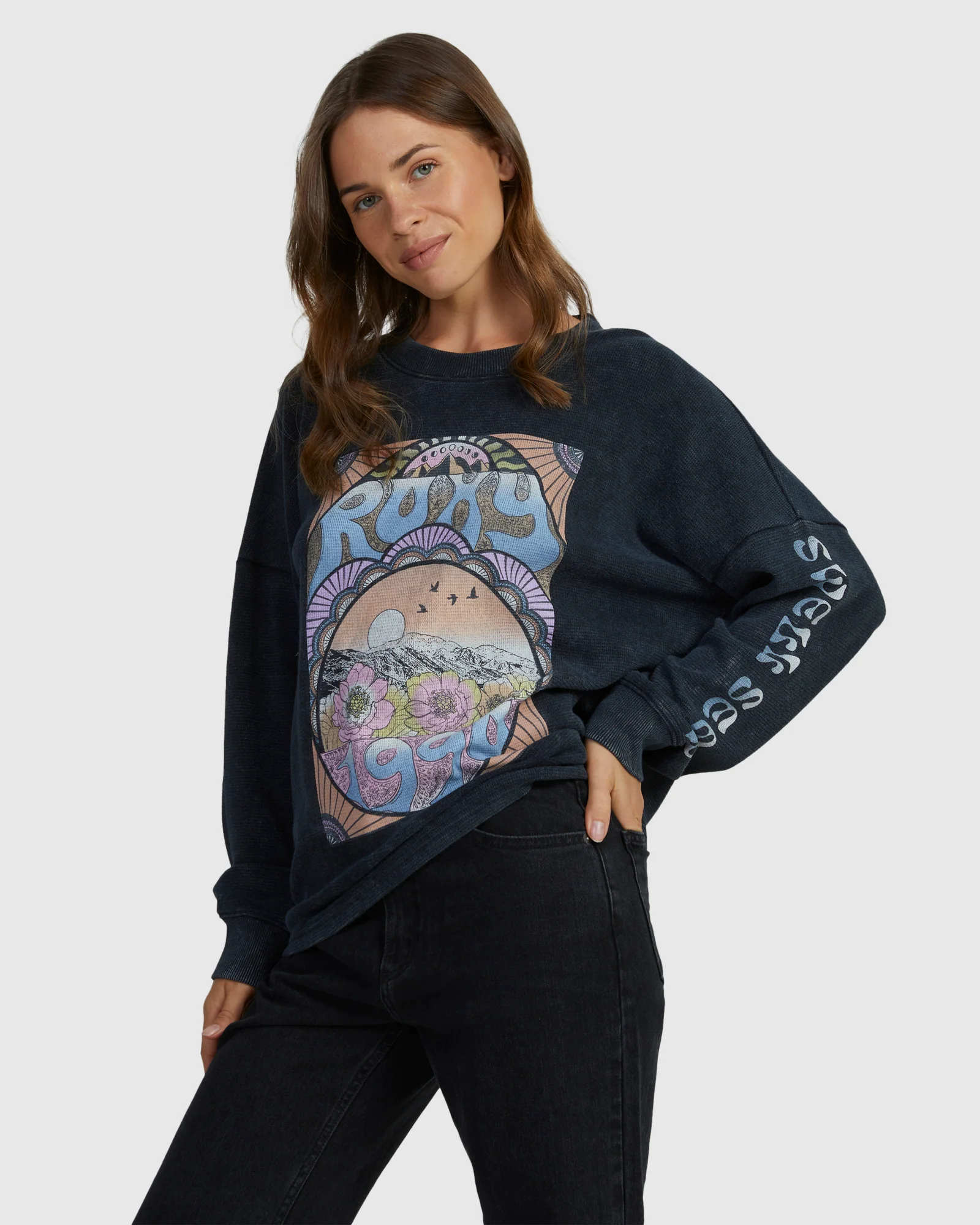 Womens East Side Long Sleeve Sweatshirt - Image 2