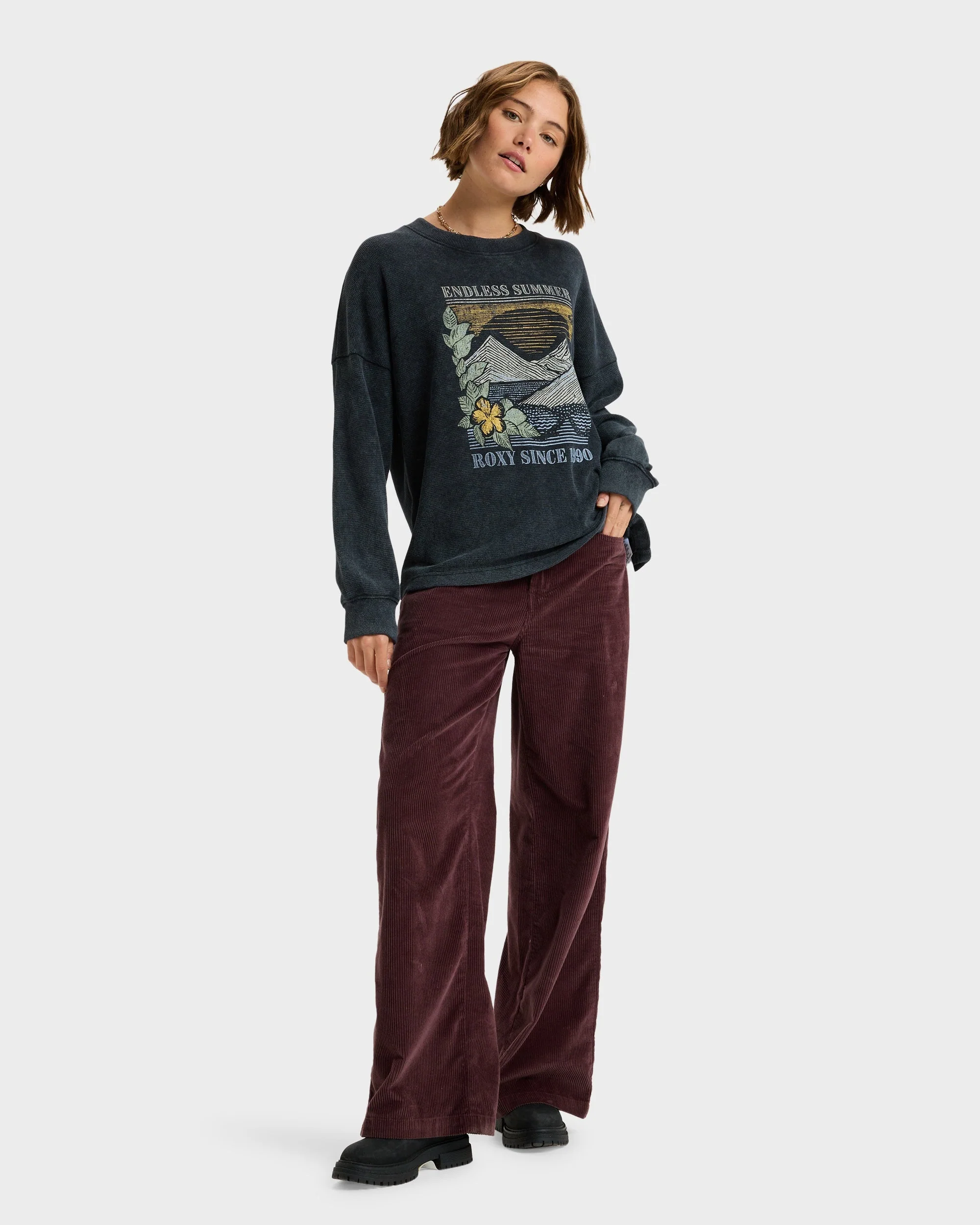 Womens Eastside Midweight Crew Neck - Image 5