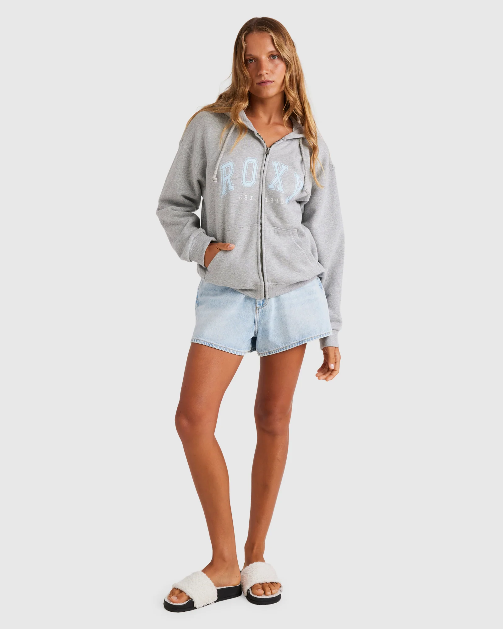 Womens Endless Days Zip-Up Hoodie - Image 5