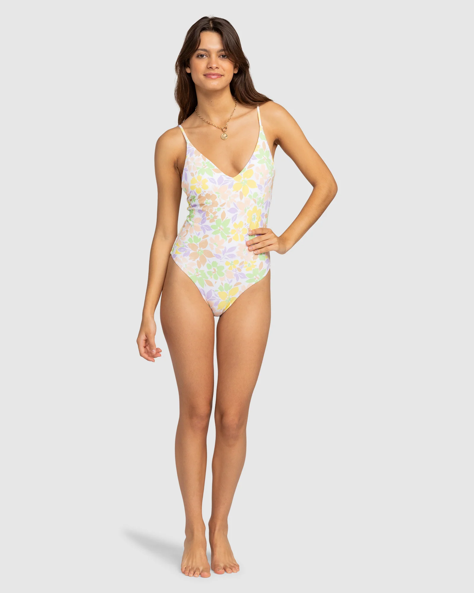 Womens Ephemere High Leg One Piece Swimsuit - Image 5