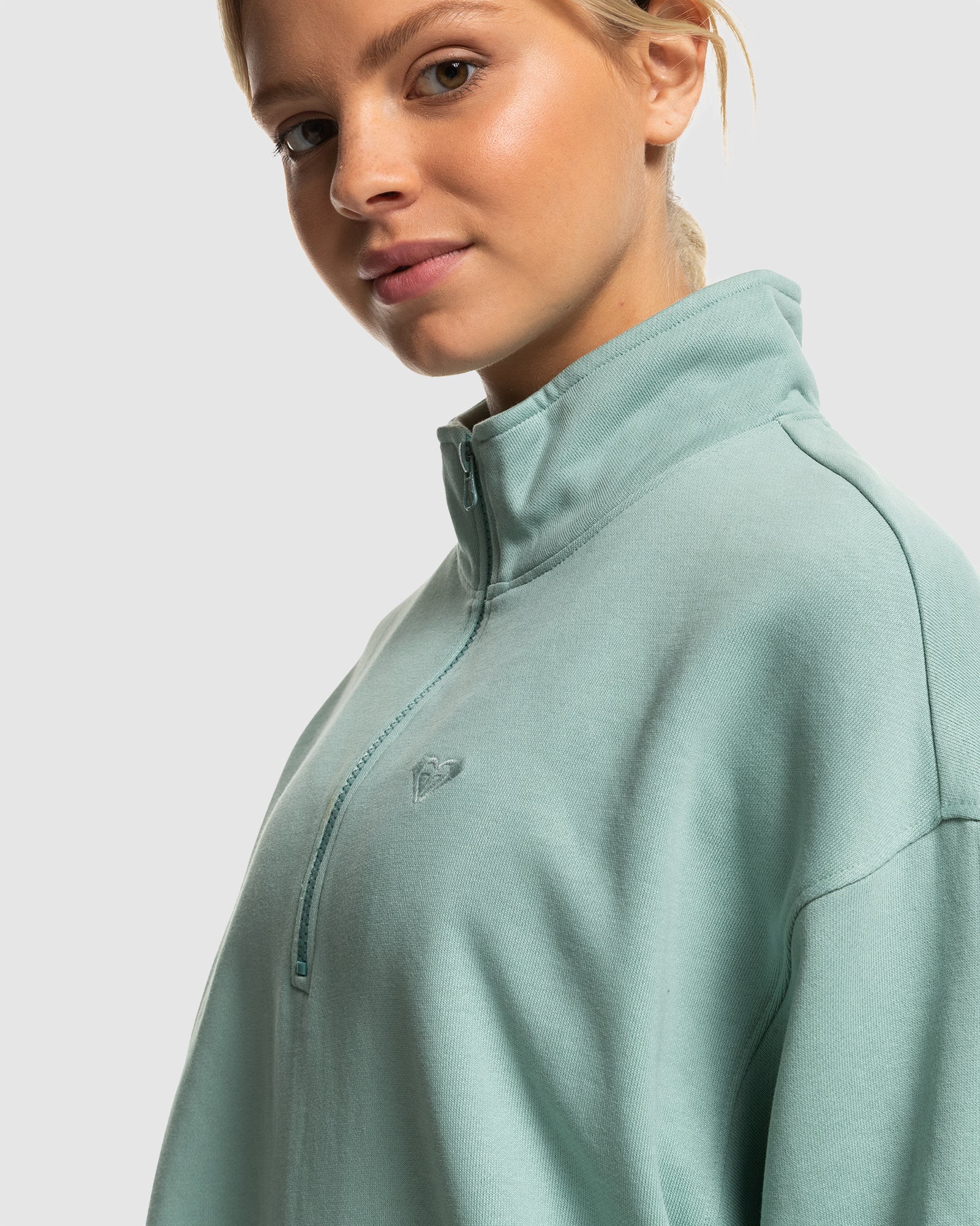 Womens Essential Energy Half Zip Sweatshirt - Image 4