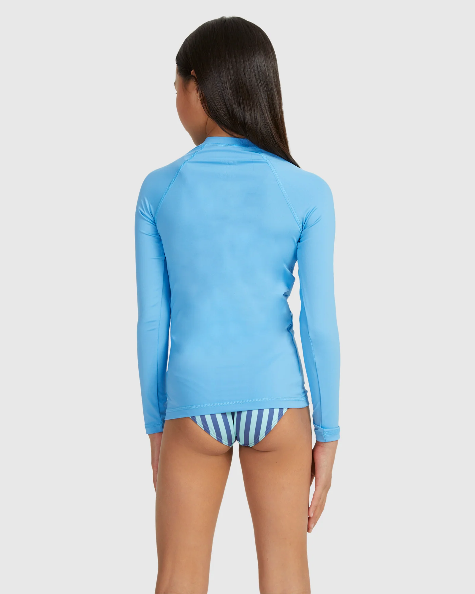 Girls Essential Ls Lycra Rashguard - Image 3