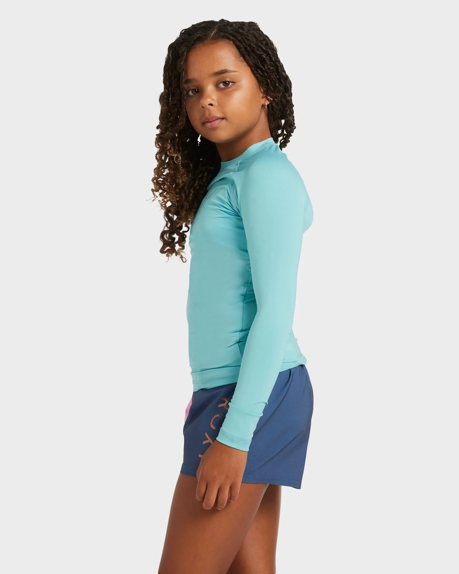 Girls 8-16 Essential Long Sleeve Rash Vest - Image 2