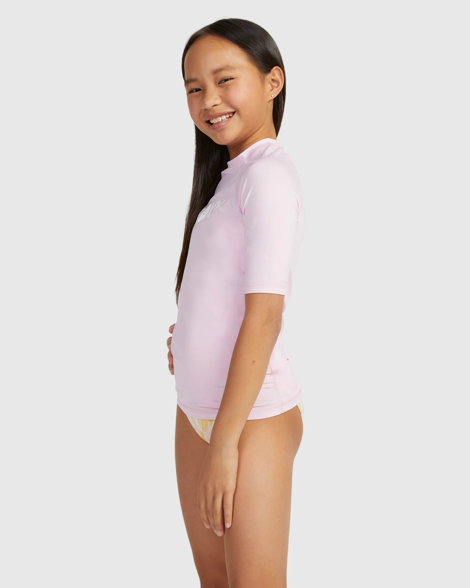 Girls Essential Ss Lycra Rashguard - Image 2