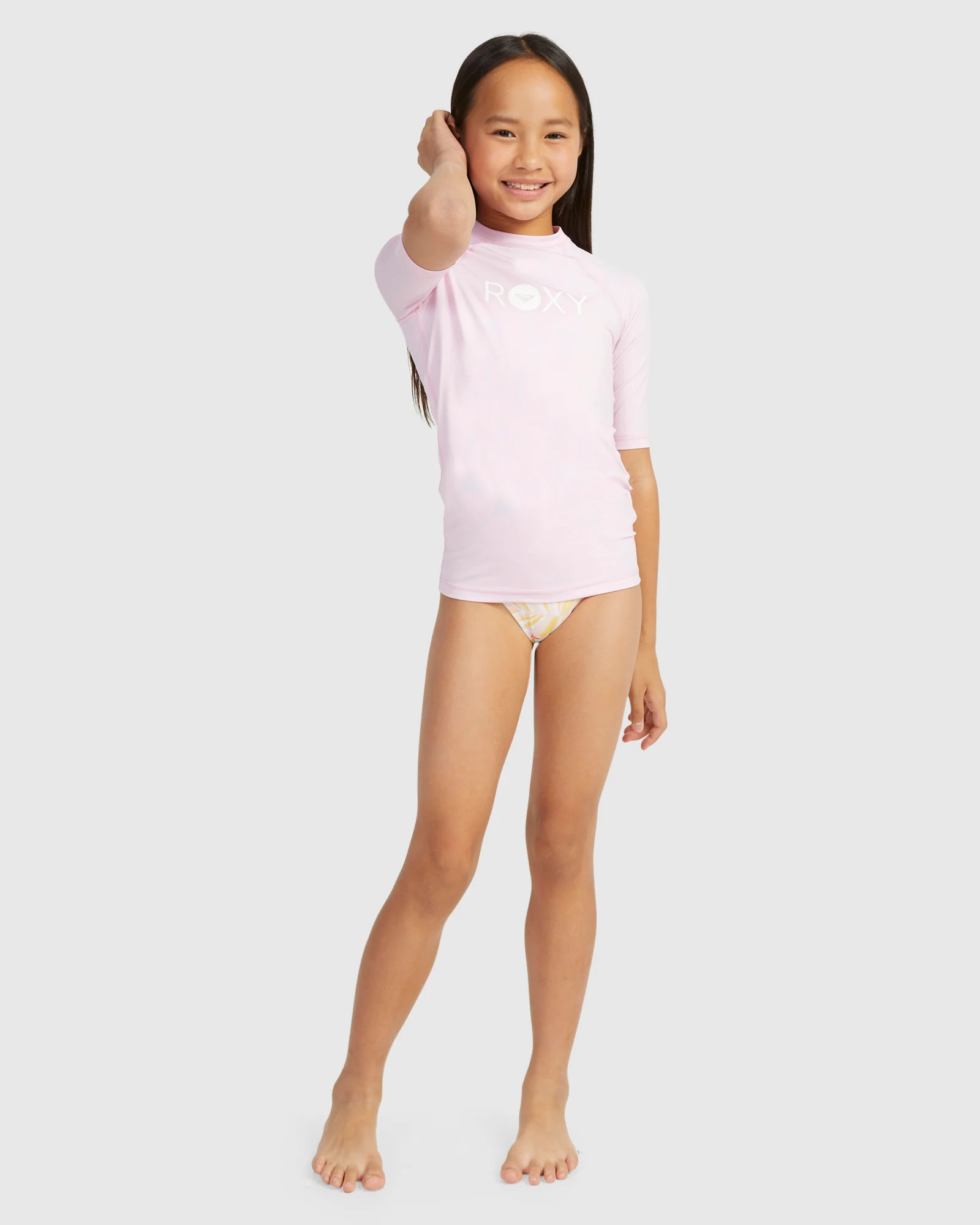 Girls Essential Ss Lycra Rashguard - Image 5