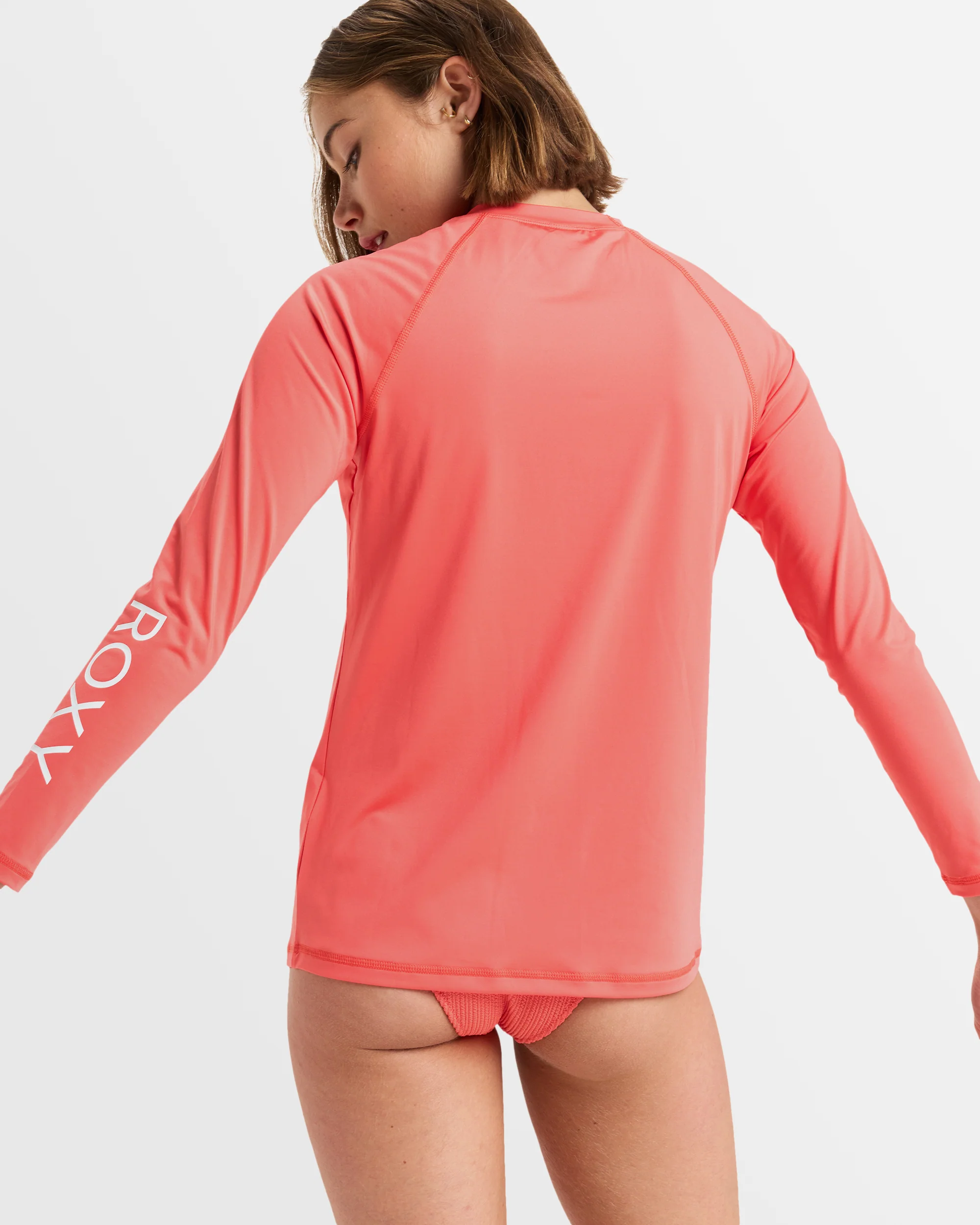 Womens Essentials Long Sleeve Upf 50 Surf T-Shirt - Image 3