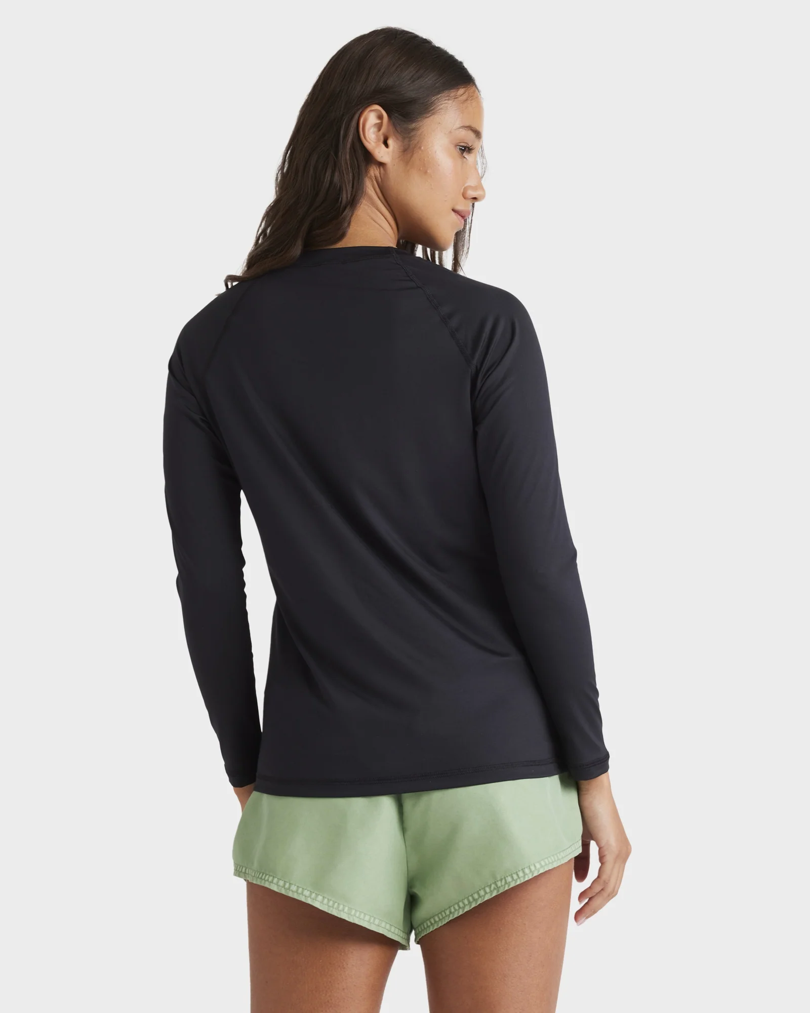 Womens Essentials Long Sleeve Lycra Rash Vest - Image 3