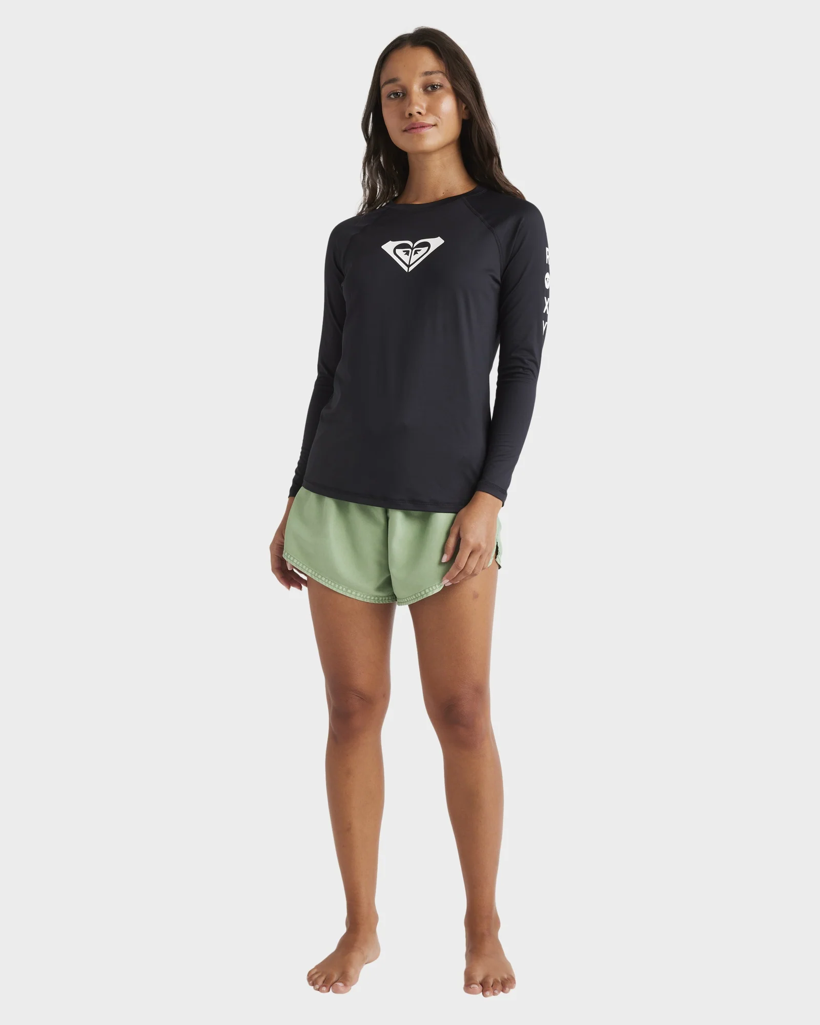 Womens Essentials Long Sleeve Lycra Rash Vest - Image 5