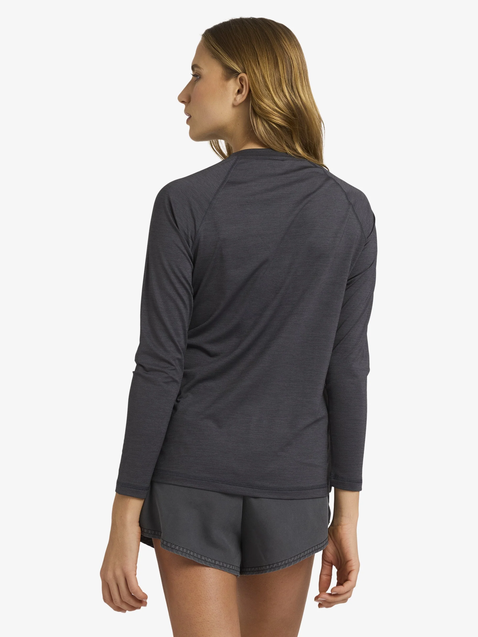 Womens Essentials Lycra Long Sleeve Rash Vest - Image 2