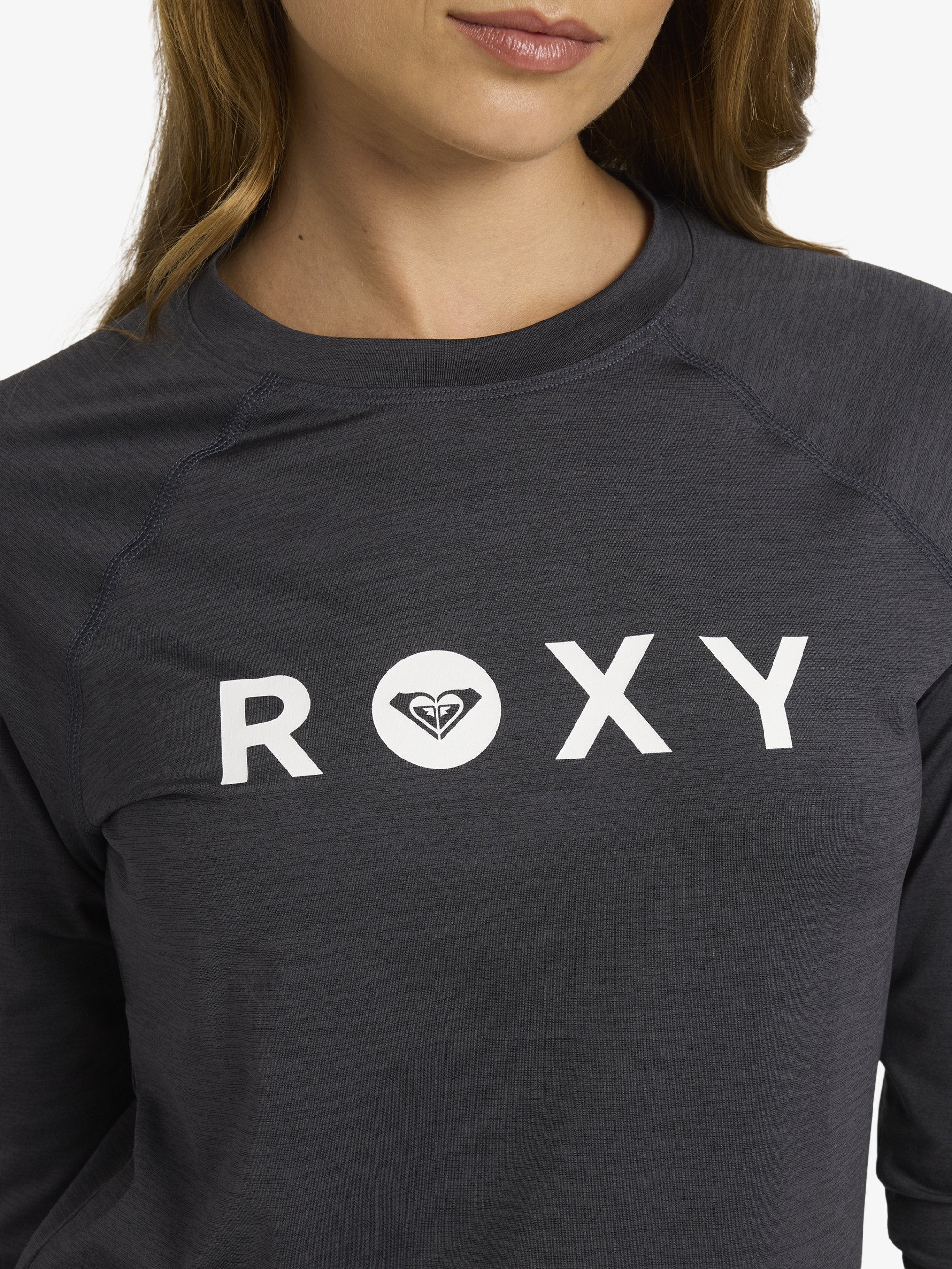 Womens Essentials Lycra Long Sleeve Rash Vest - Image 3
