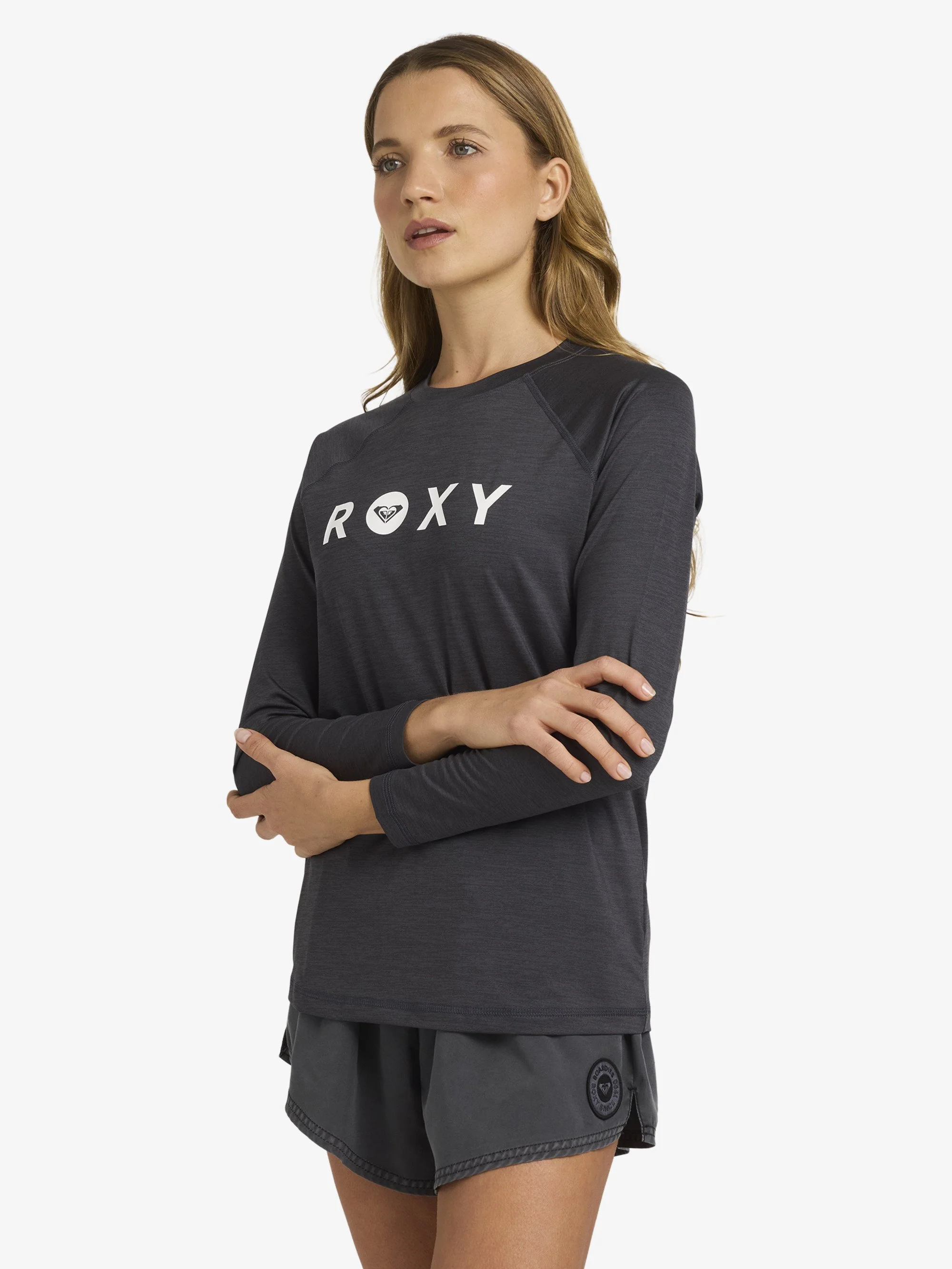 Womens Essentials Lycra Long Sleeve Rash Vest - Image 4