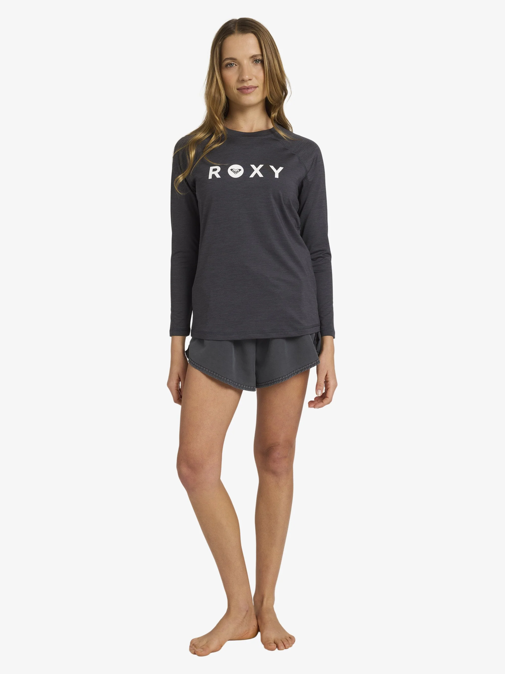 Womens Essentials Lycra Long Sleeve Rash Vest - Image 5