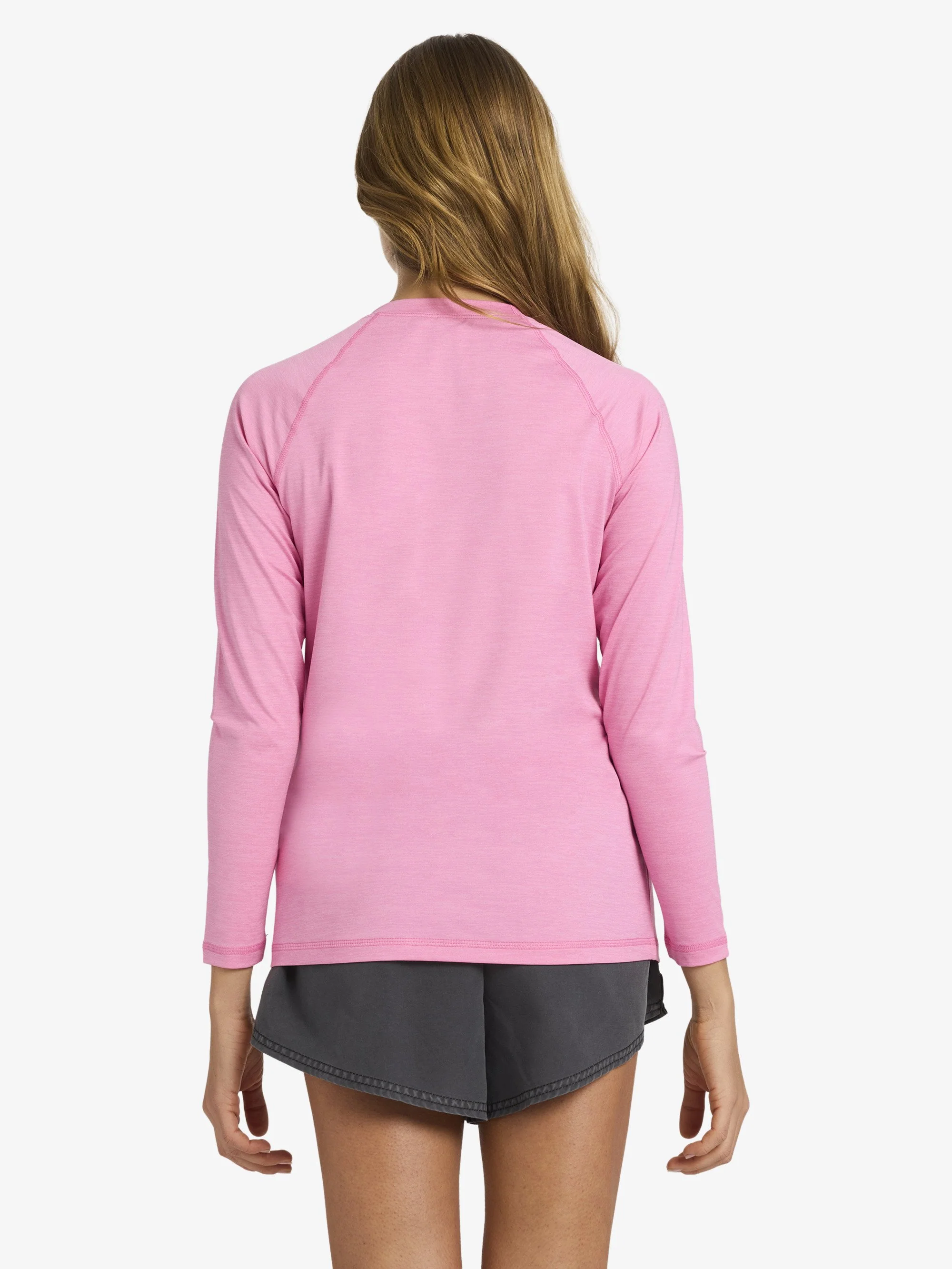 Womens Essentials Lycra Long Sleeve Rash Vest - Image 2