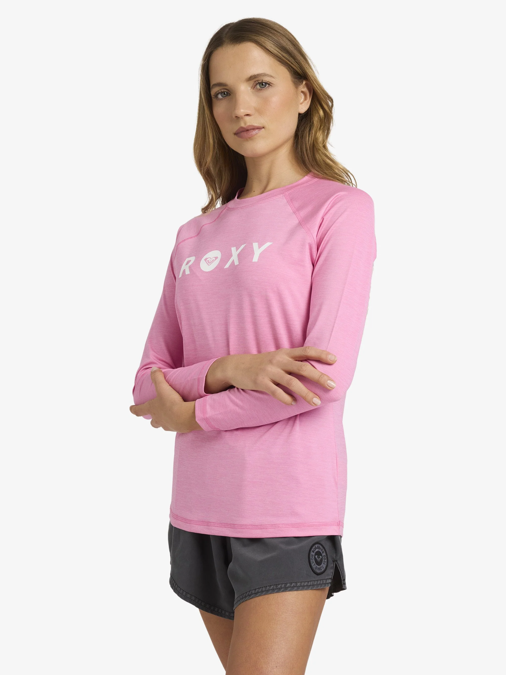 Womens Essentials Lycra Long Sleeve Rash Vest - Image 4