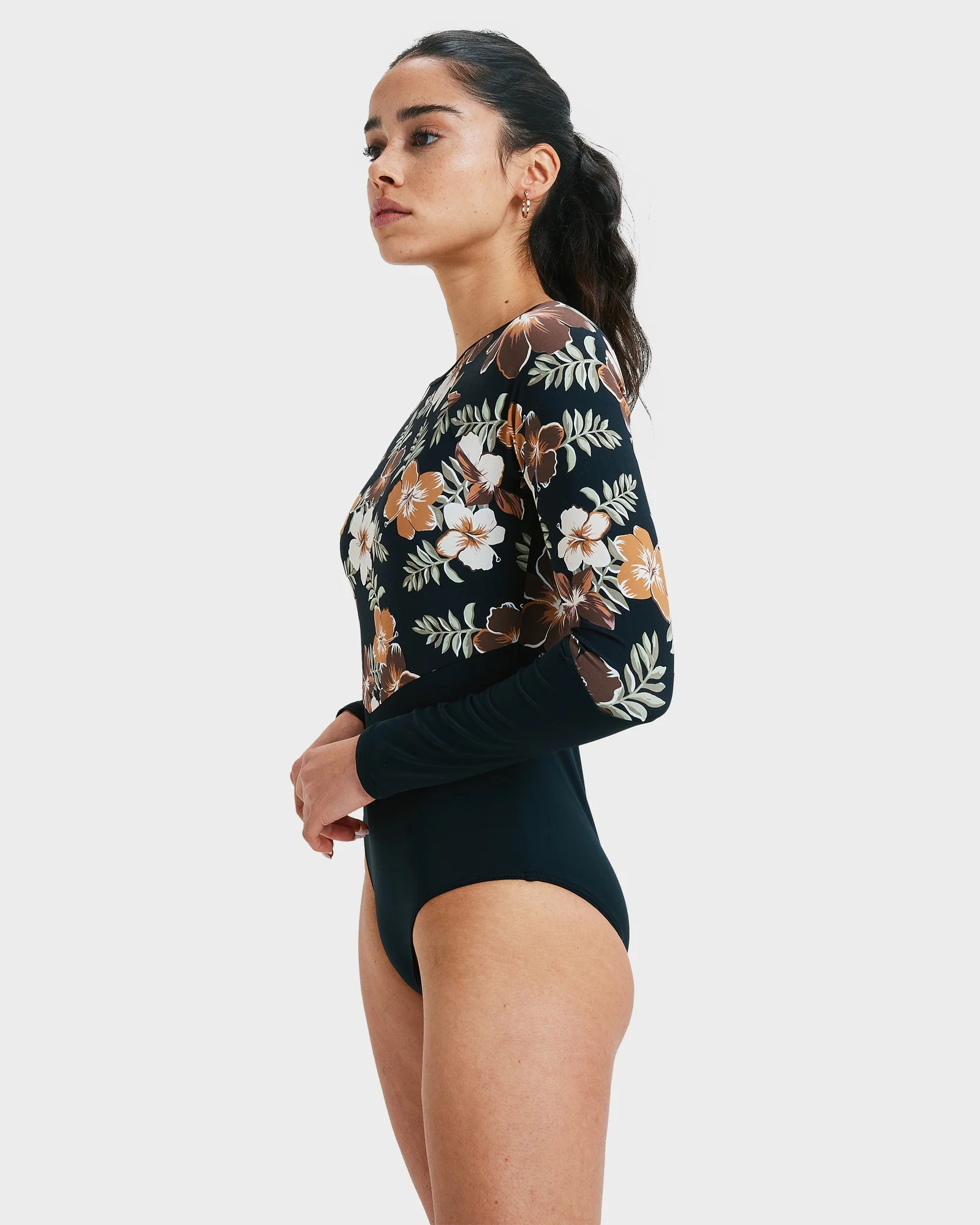 Womens Fashion One Piece Rash Vest - Image 3