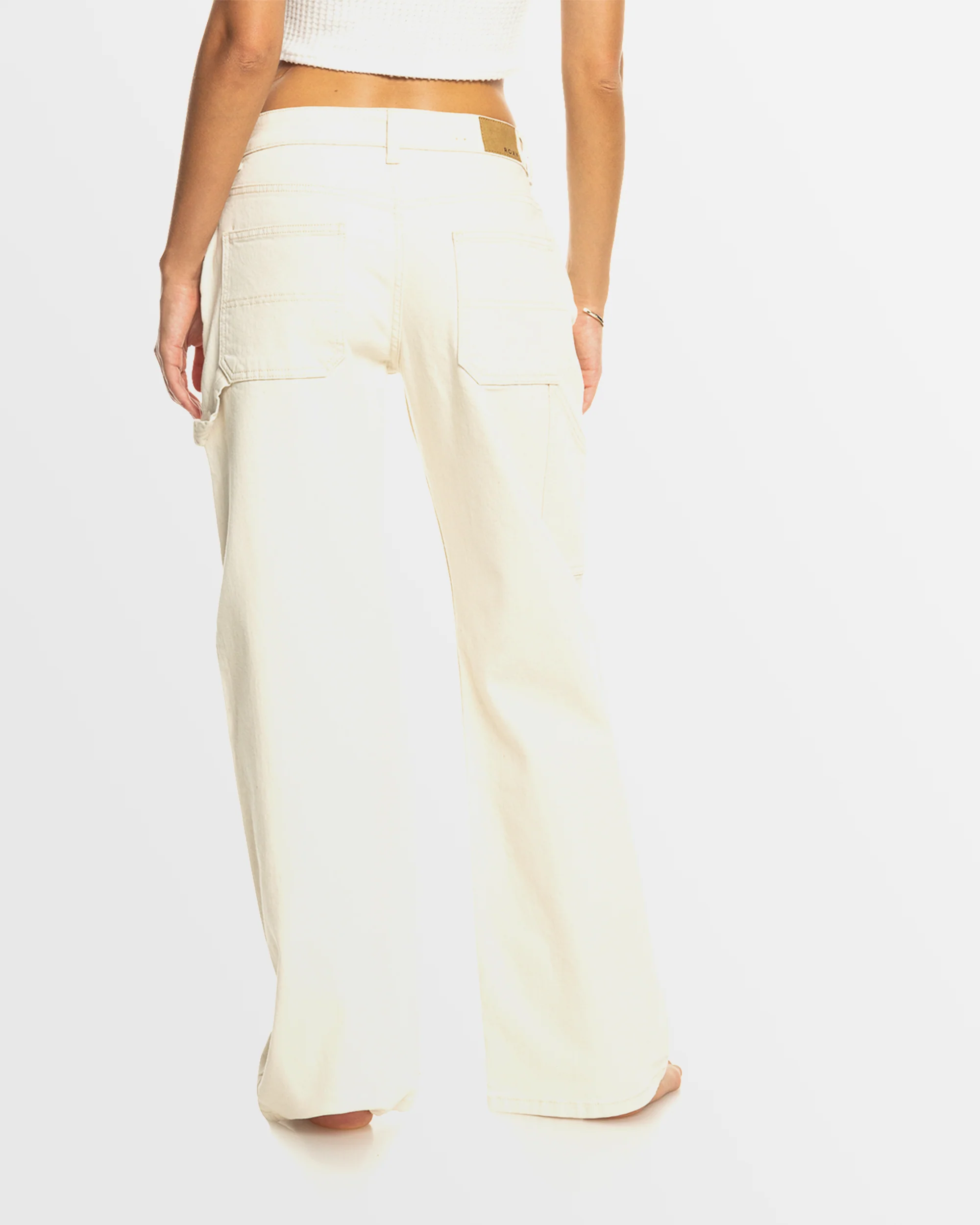Womens Finley Worker Carpenter Denim Pants - Image 3