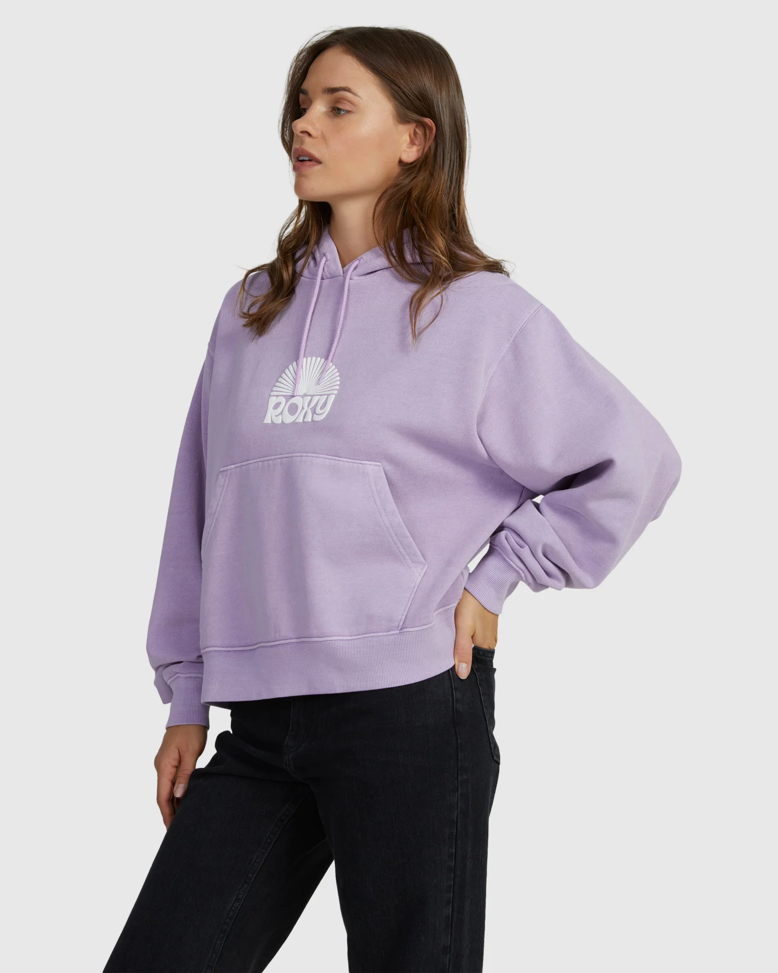 Womens First Day Oversized Pullover Hoodie - Image 2