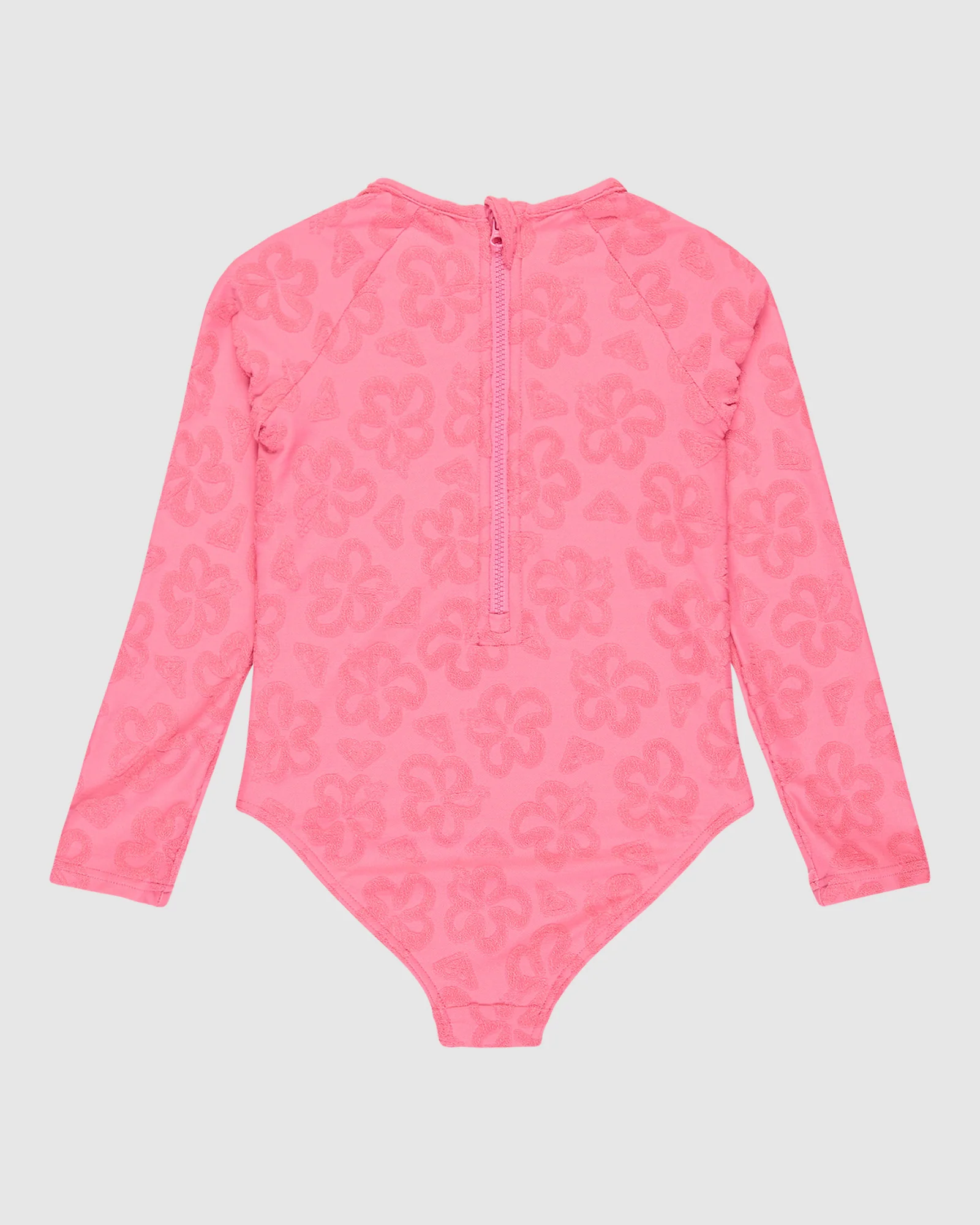 Girls 2-7 Flip Flower Long Sleeve Rash Vest - Image 2