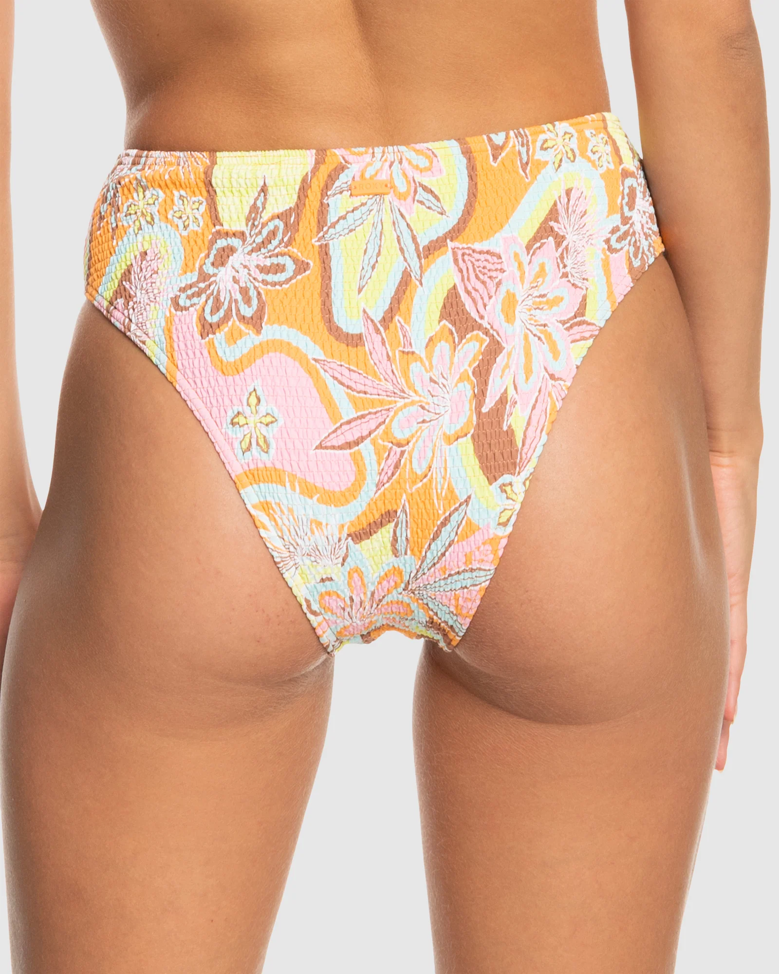 Womens Floraldelic Smock Mw Moderate Bikini Bottom - Image 3