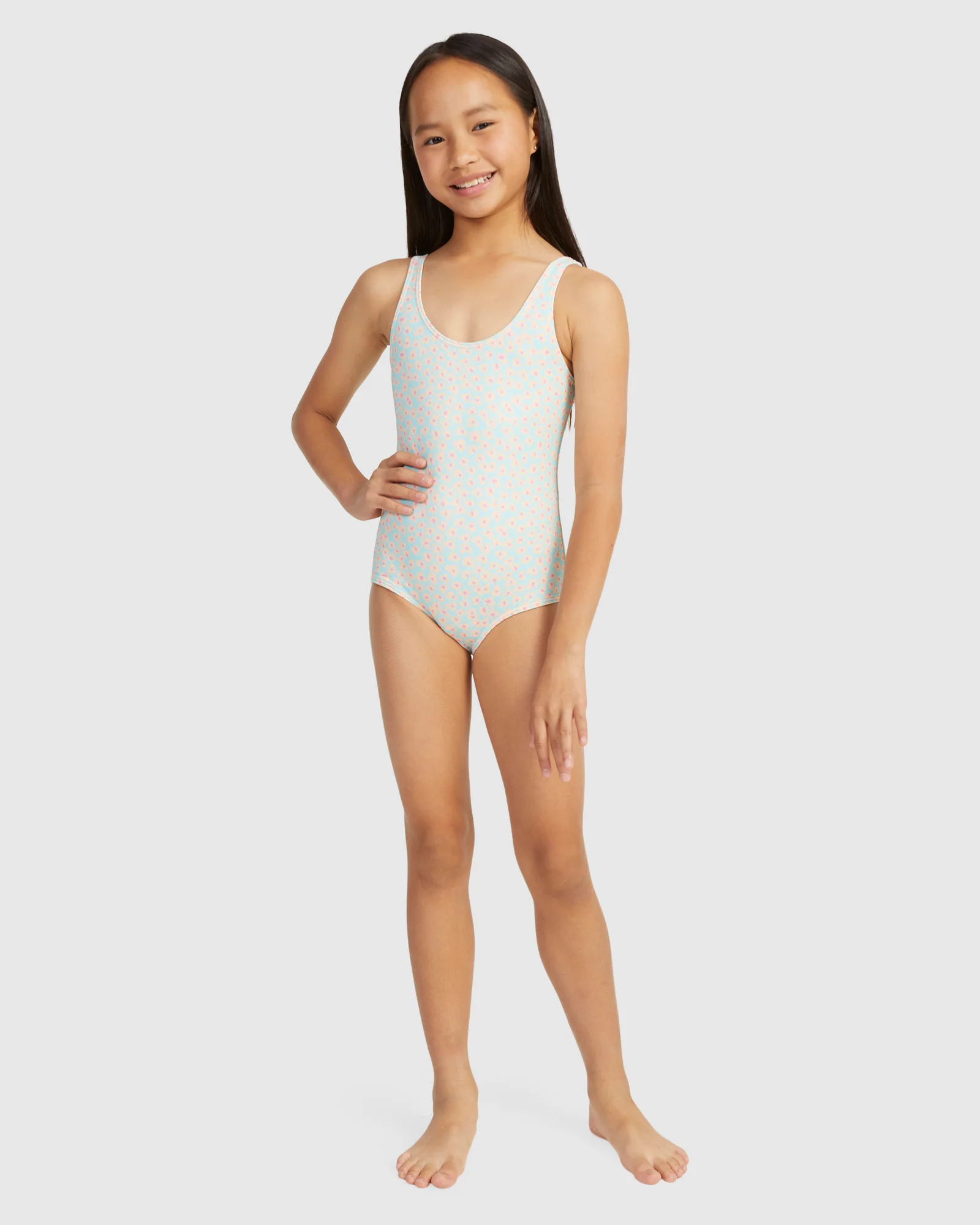 Girls 8-16 Flower Bed One Piece Swimsuit - Image 5