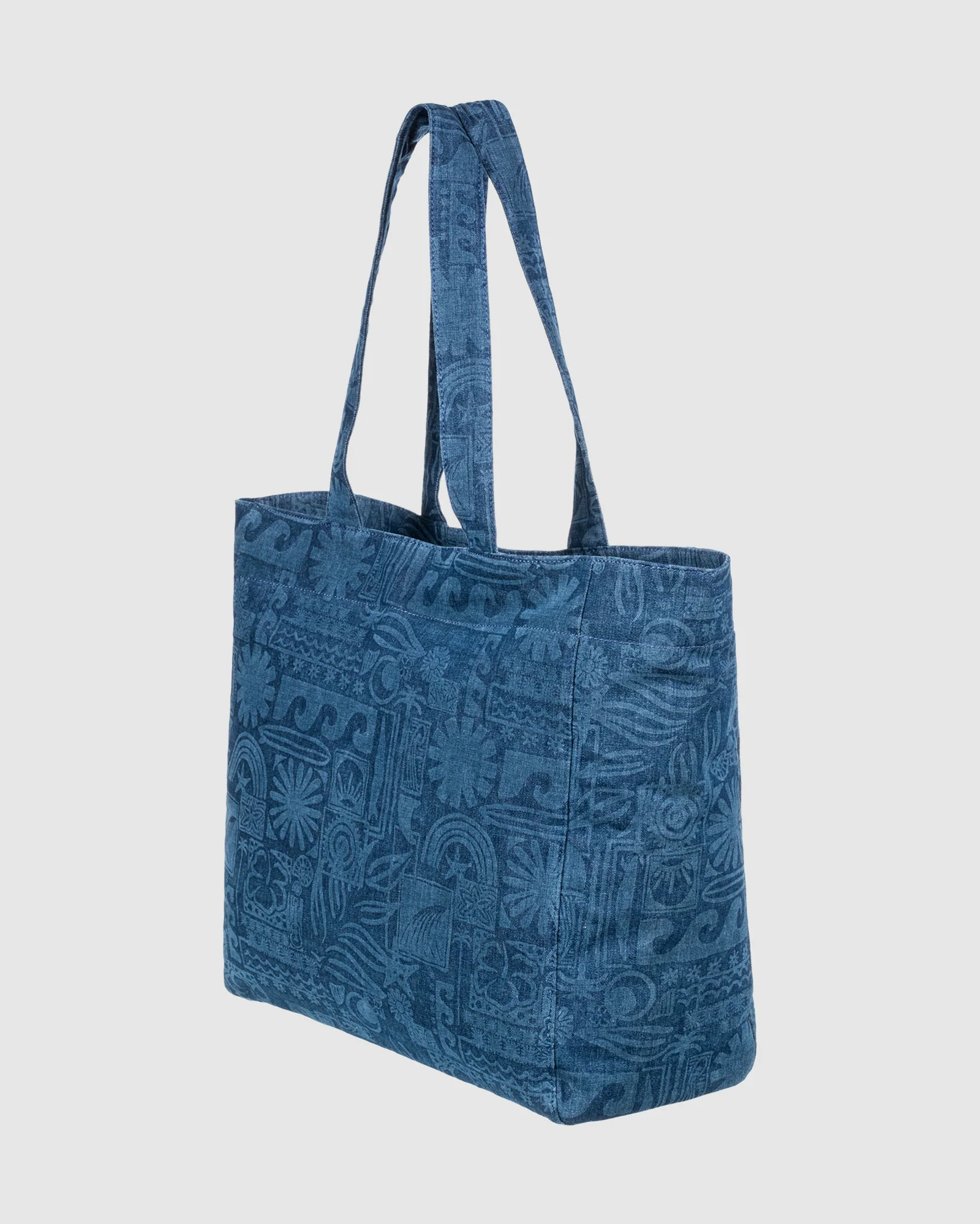 Womens Flower Bus Tote Bag - Image 2
