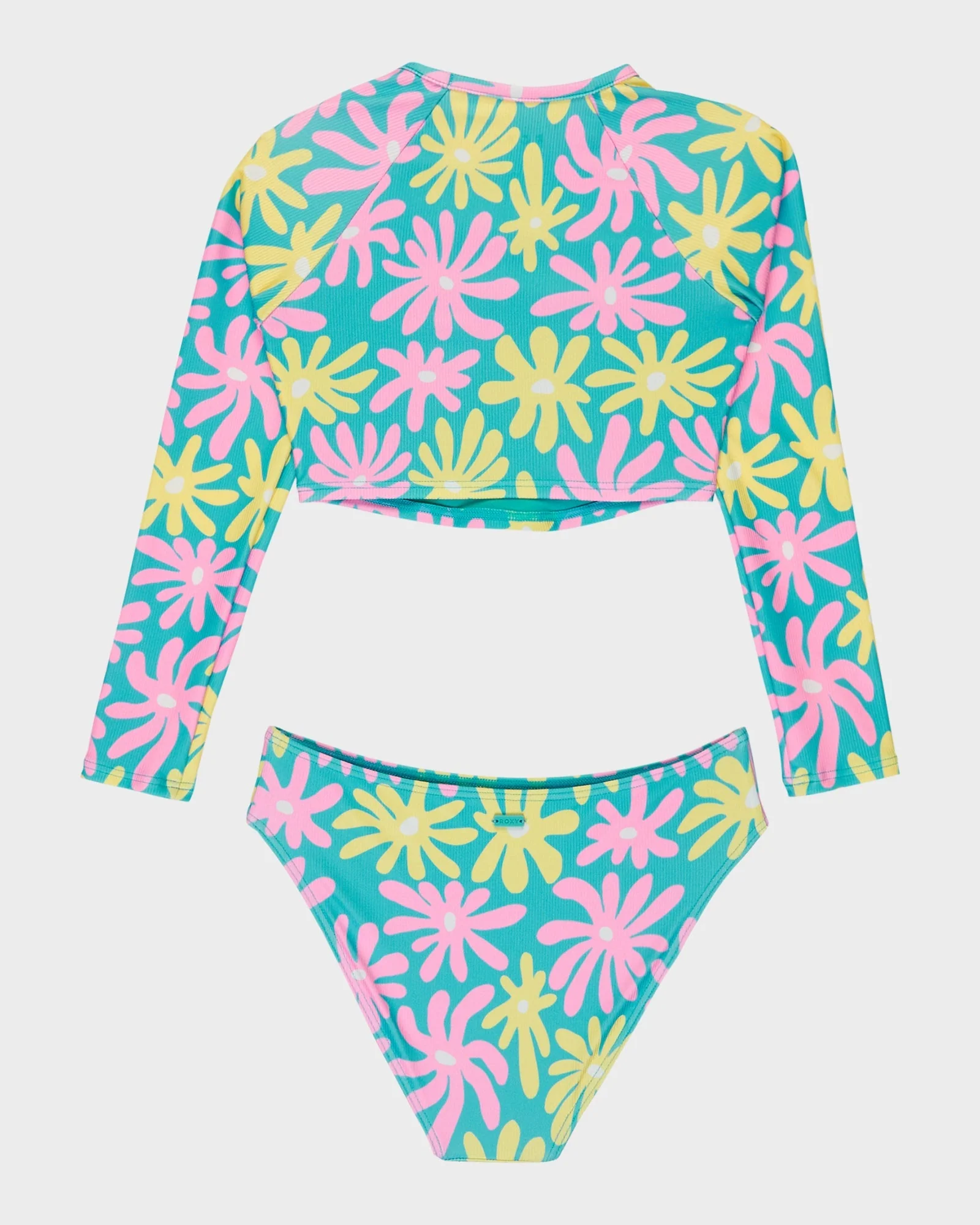 Girls 8-16 Flower Lover Lycra Two Piece Rash Vest - Image 5