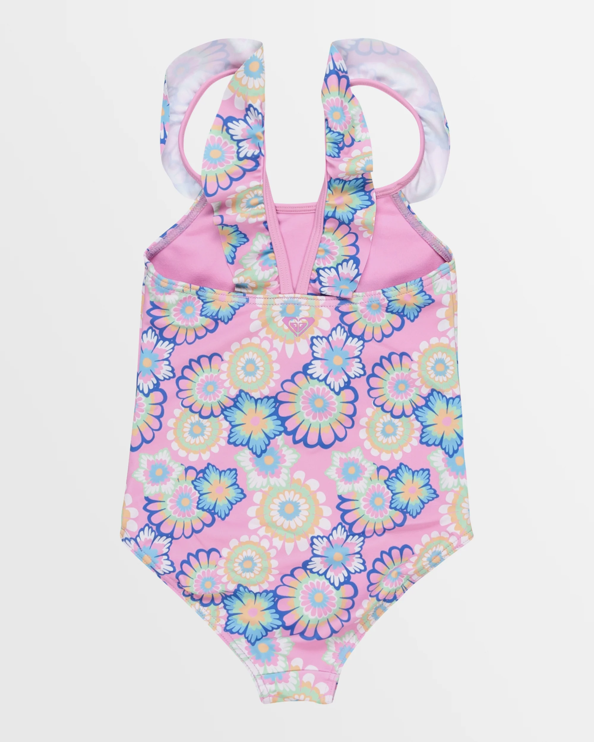 Girls 2-7 Flower Party One Piece Swimsuit - Image 2