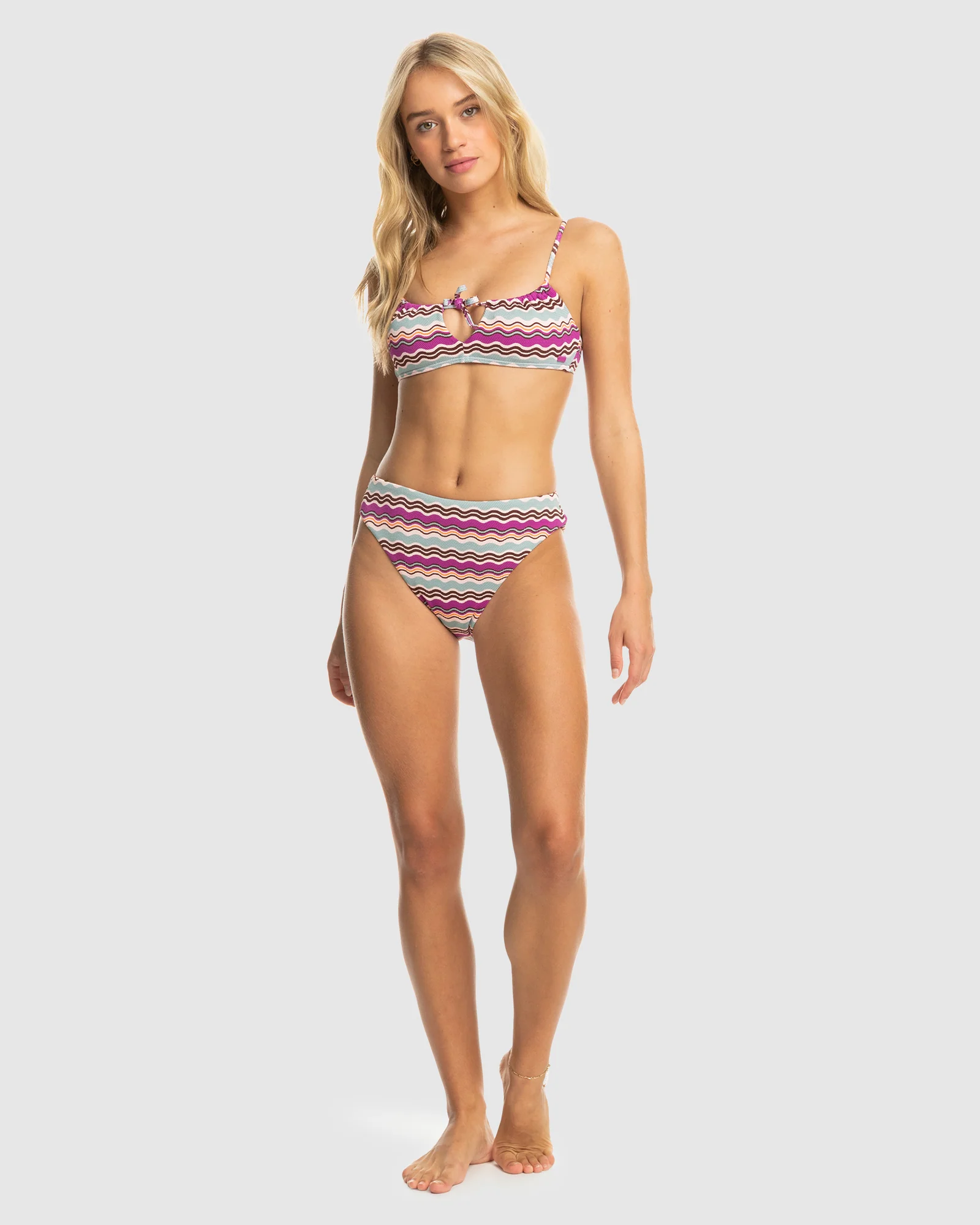 Womens Flowy Mood Bralette Bikini Top - Image 5