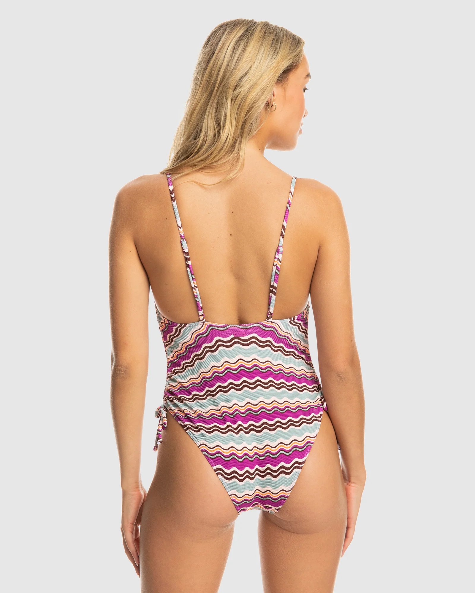 Womens Flowy Mood One Piece Swimsuit - Image 3